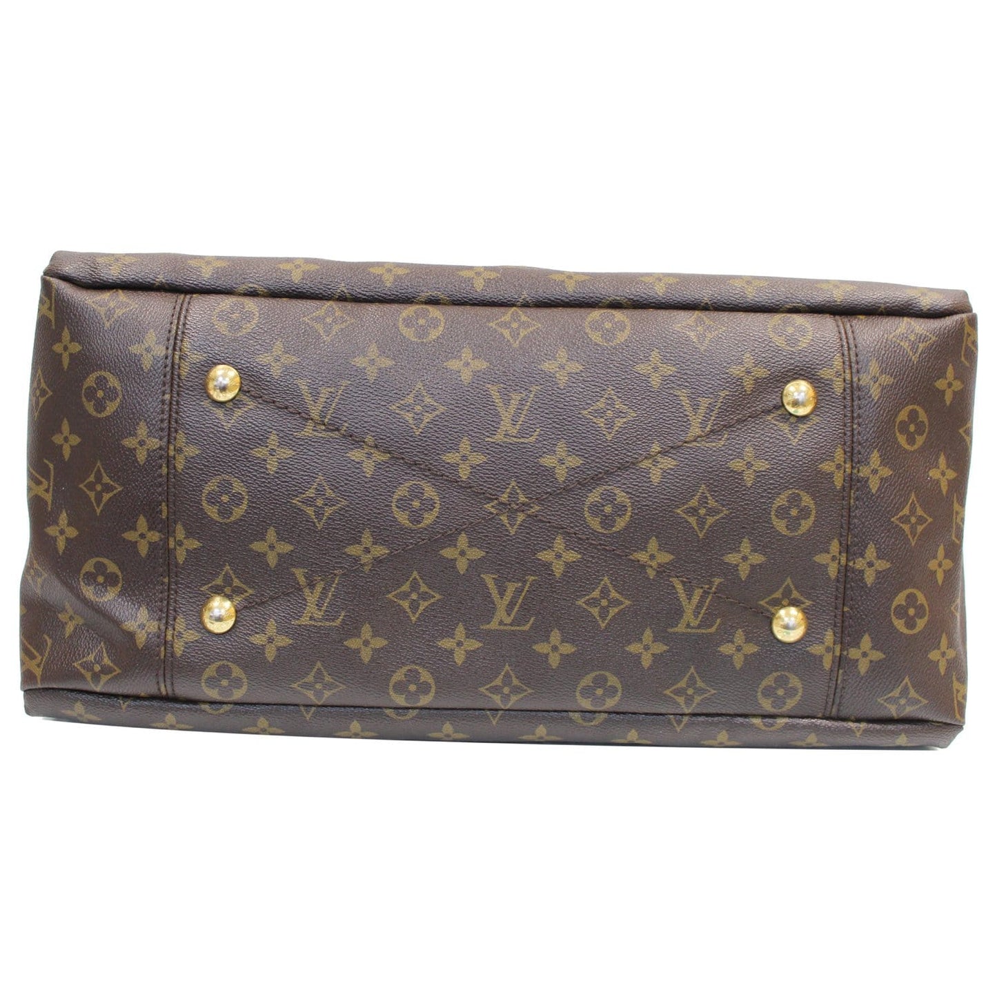 LOUIS VUITTON Artsy MM Monogram Canvas Shoulder Bag Brown