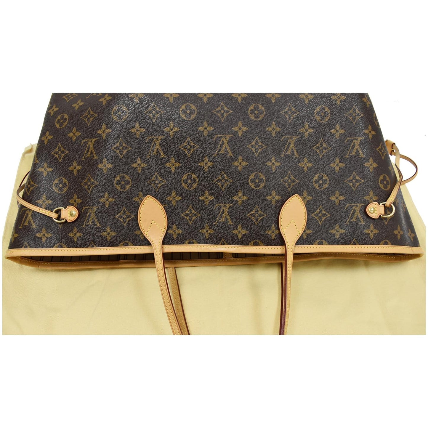 LOUIS VUITTON Neverfull GM Monogram Canvas Tote Shoulder Bag Brown