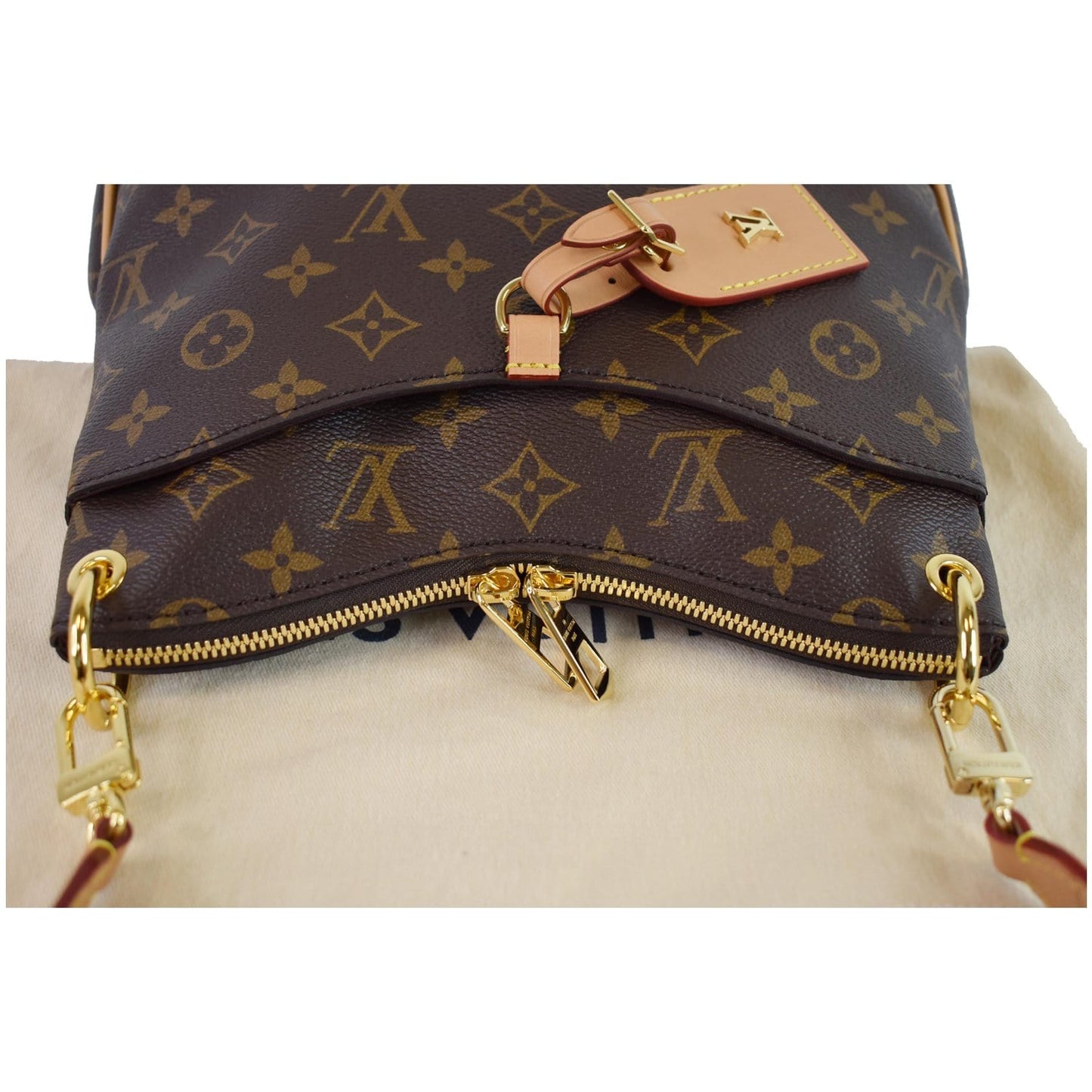 LOUIS VUITTON Odeon PM NM Monogram Canvas Shoulder Bag Natural