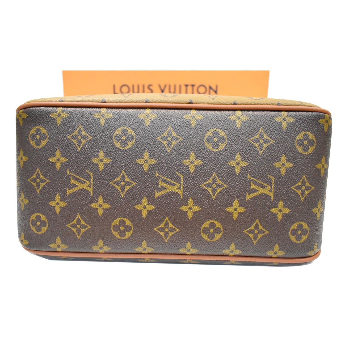LOUIS VUITTON Dauphine MM Monogram Reverse Canvas Hobo Shoulder Bag Brown
