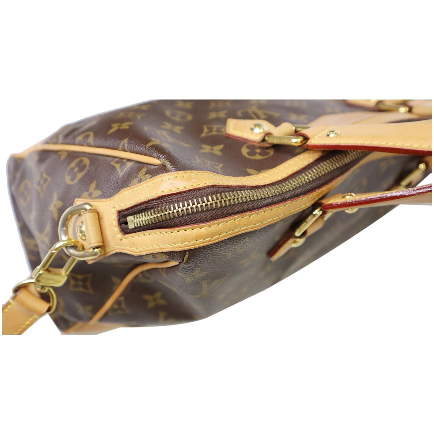 LOUIS VUITTON Retiro PM Monogram Canvas Shoulder Bag Brown