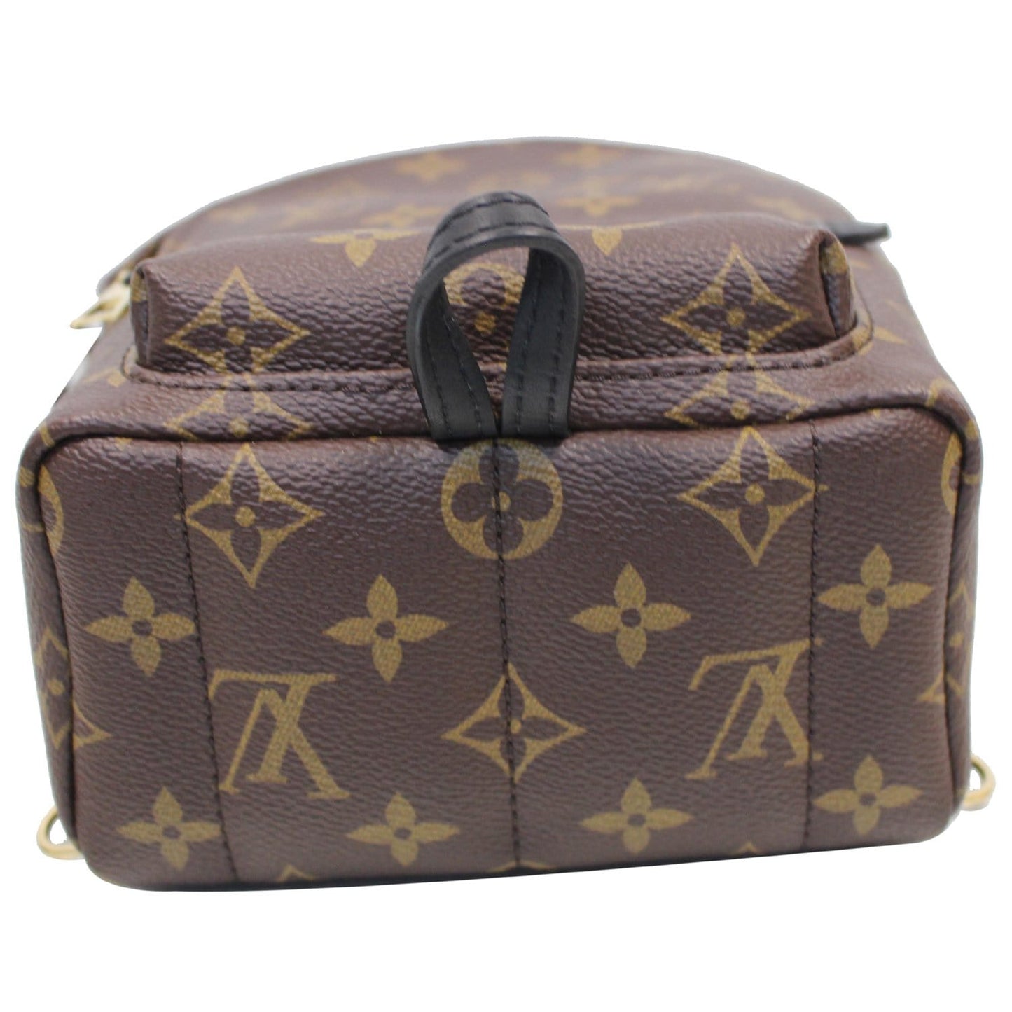 LOUIS VUITTON Palm Springs Mini Monogram Canvas Backpack Brown