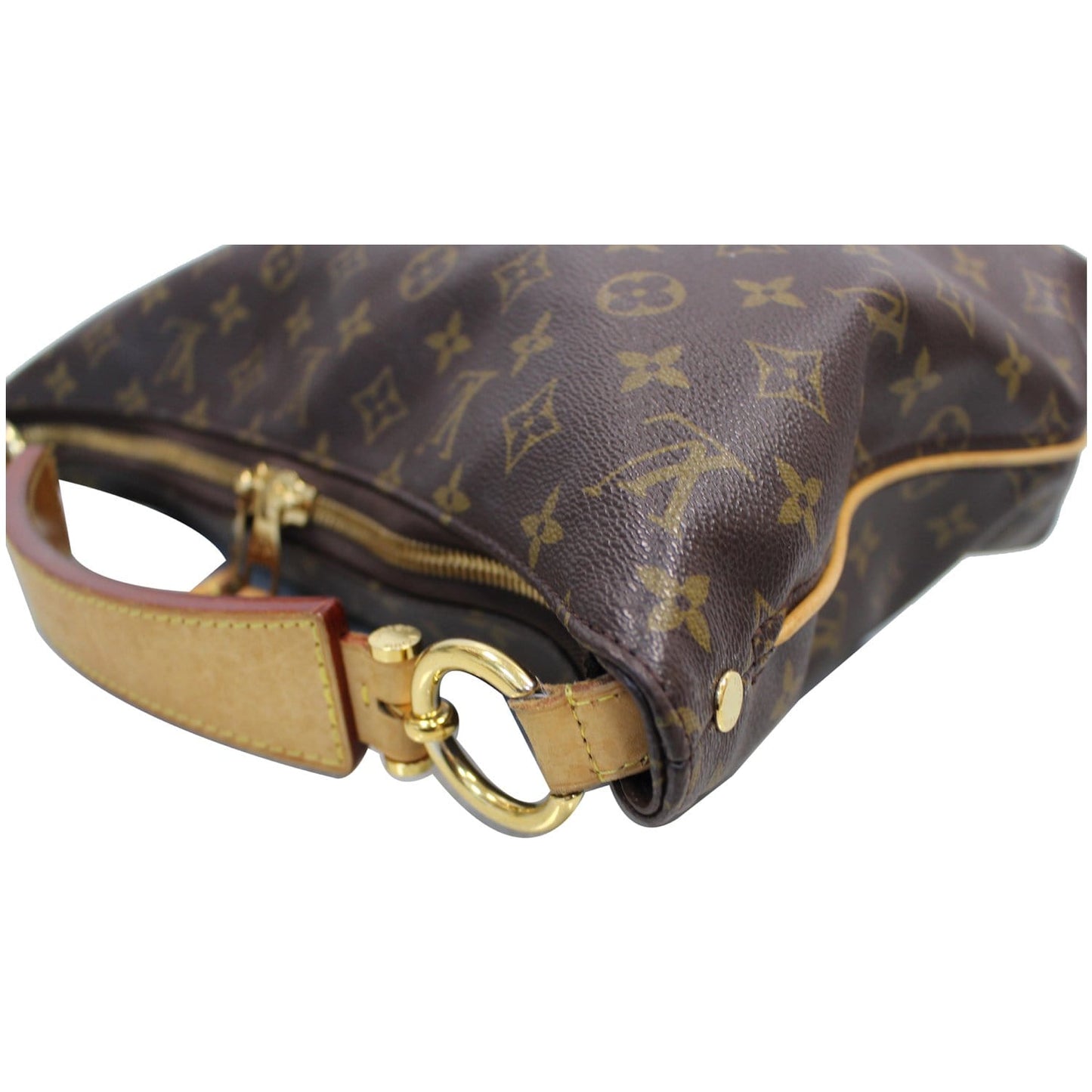 LOUIS VUITTON Sully PM Monogram Canvas Shoulder Bag Brown