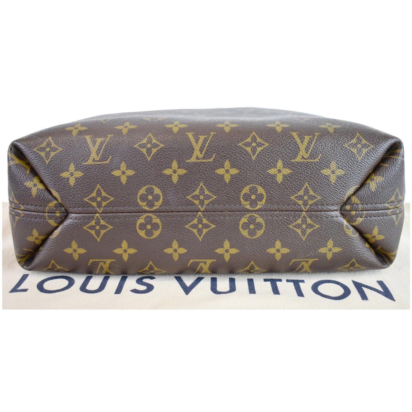 LOUIS VUITTON Sully PM Monogram Canvas Shoulder Bag Brown
