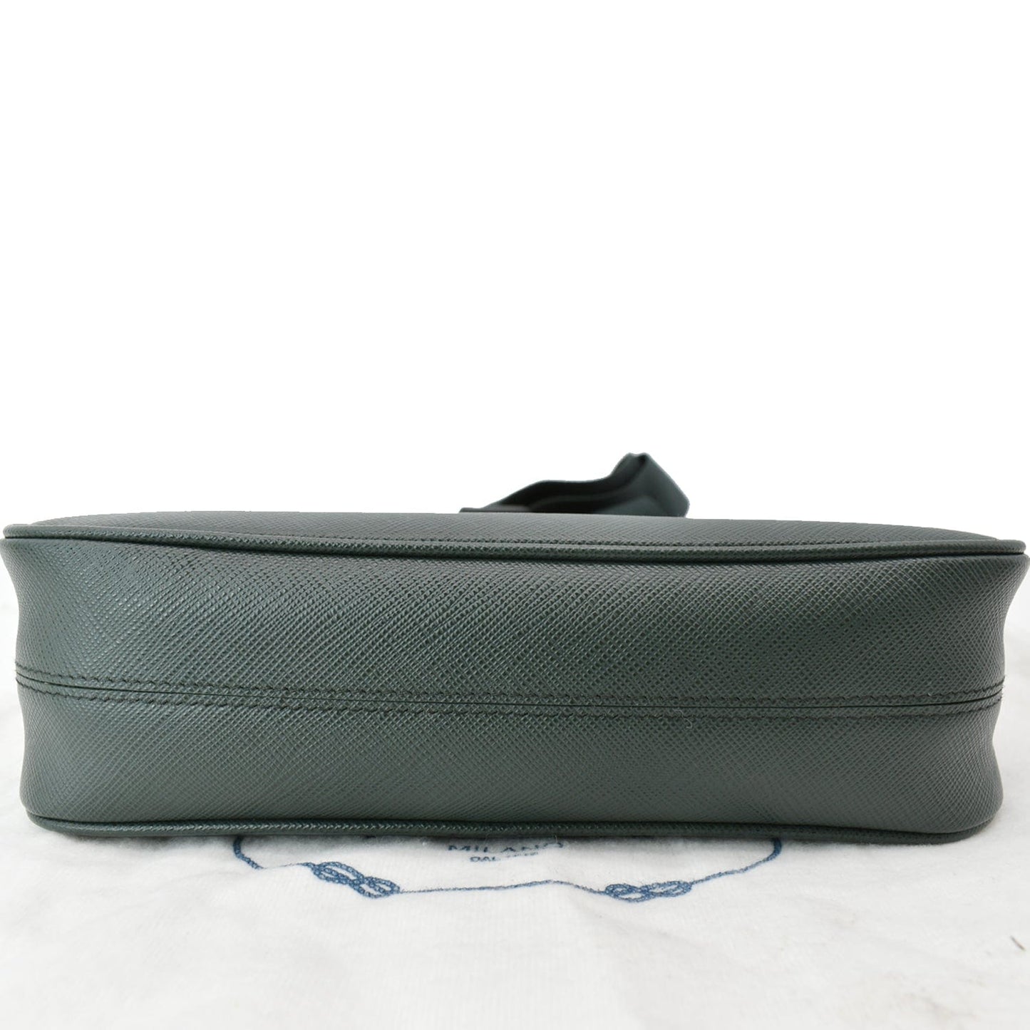 PRADA Re-Edition 2005 Saffiano Leather Shoulder Bag Emerald Green