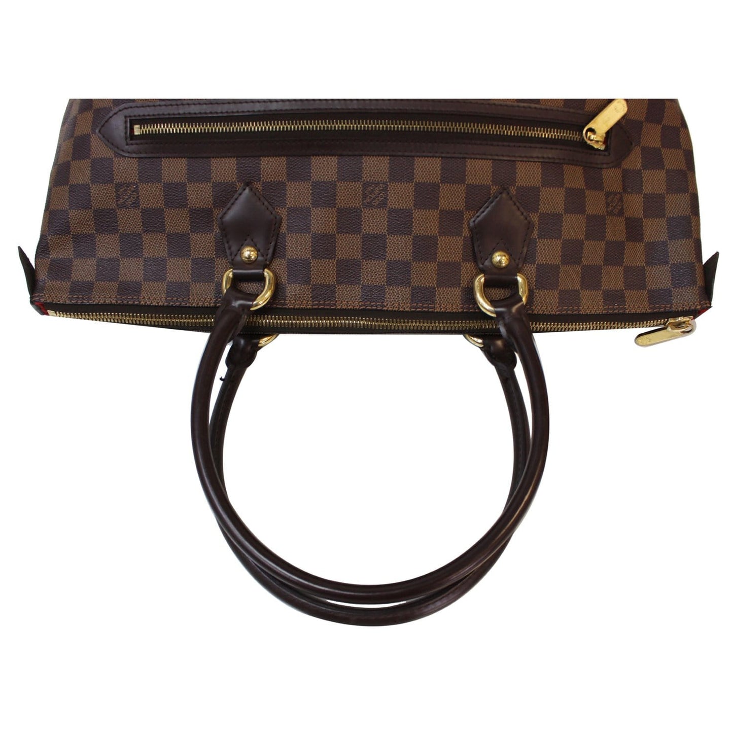 LOUIS VUITTON Saleya GM Damier Ebene Shoulder Bag Brown