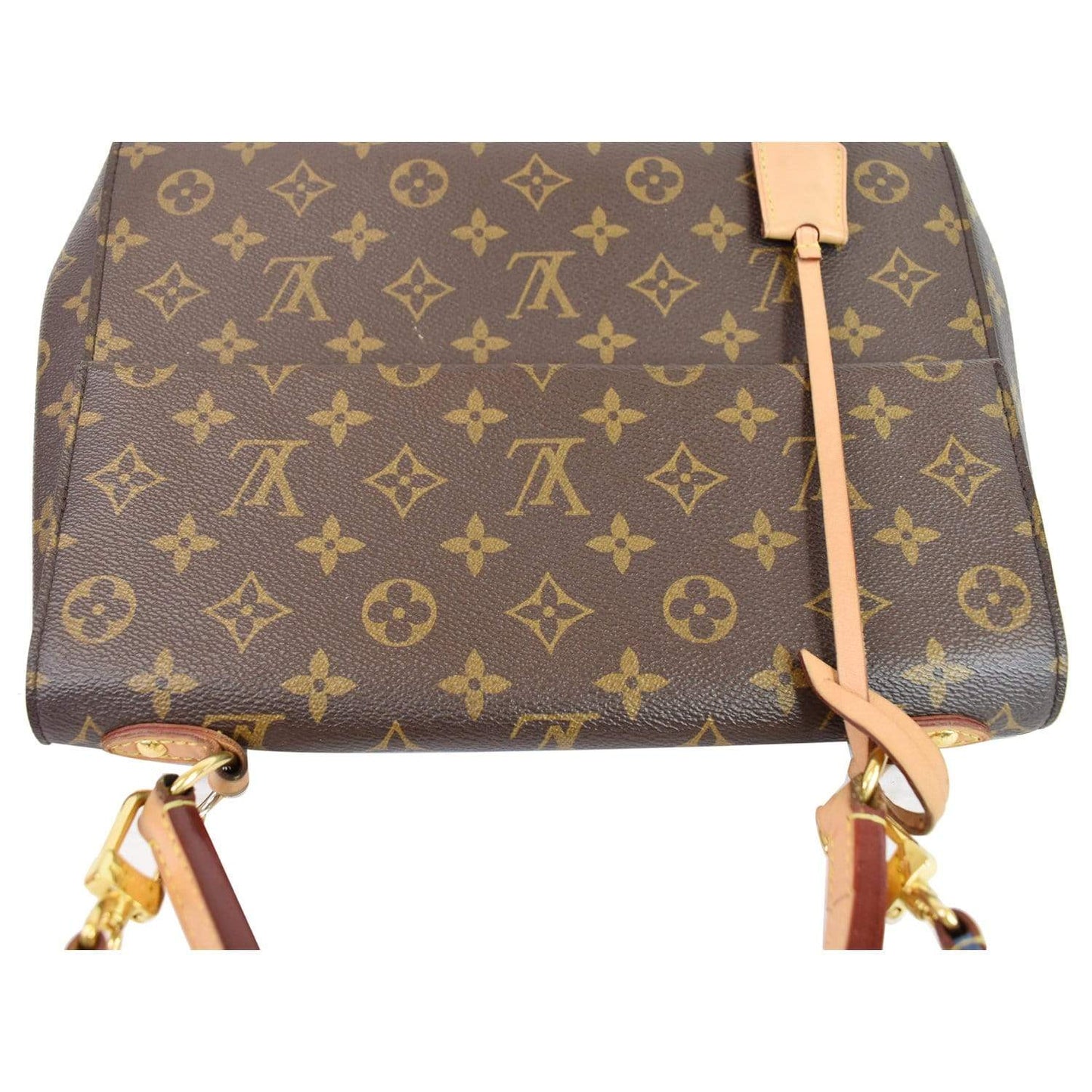 LOUIS VUITTON Cluny MM Monogram Canvas Shoulder Bag Brown - 15% OFF