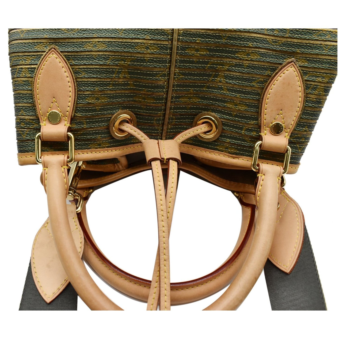LOUIS VUITTON Eden Neo Monogram Canvas Shoulder Bag Green