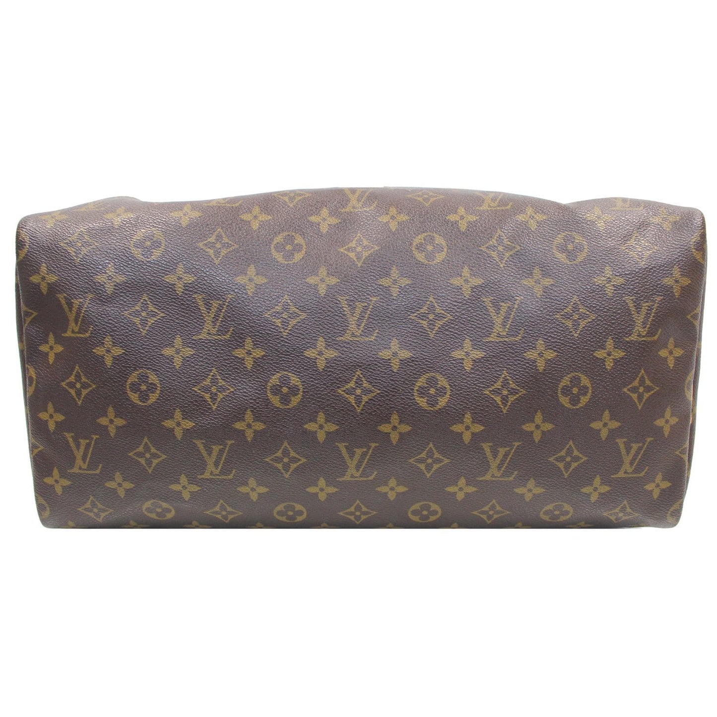 LOUIS VUITTON Speedy 40 Monogram Canvas Satchel Bag Brown
