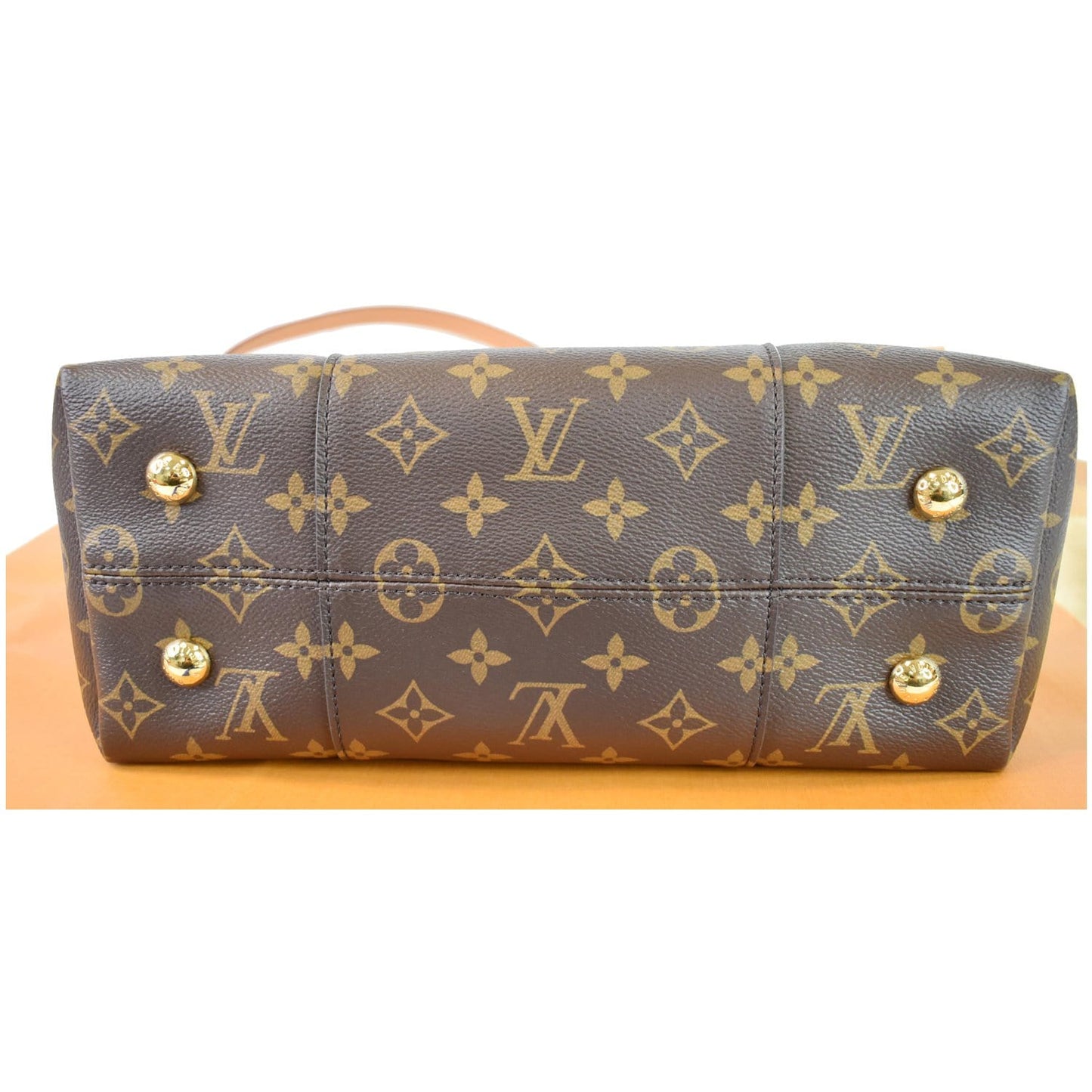 LOUIS VUITTON Melie Monogram Canvas Hobo Bag Brown