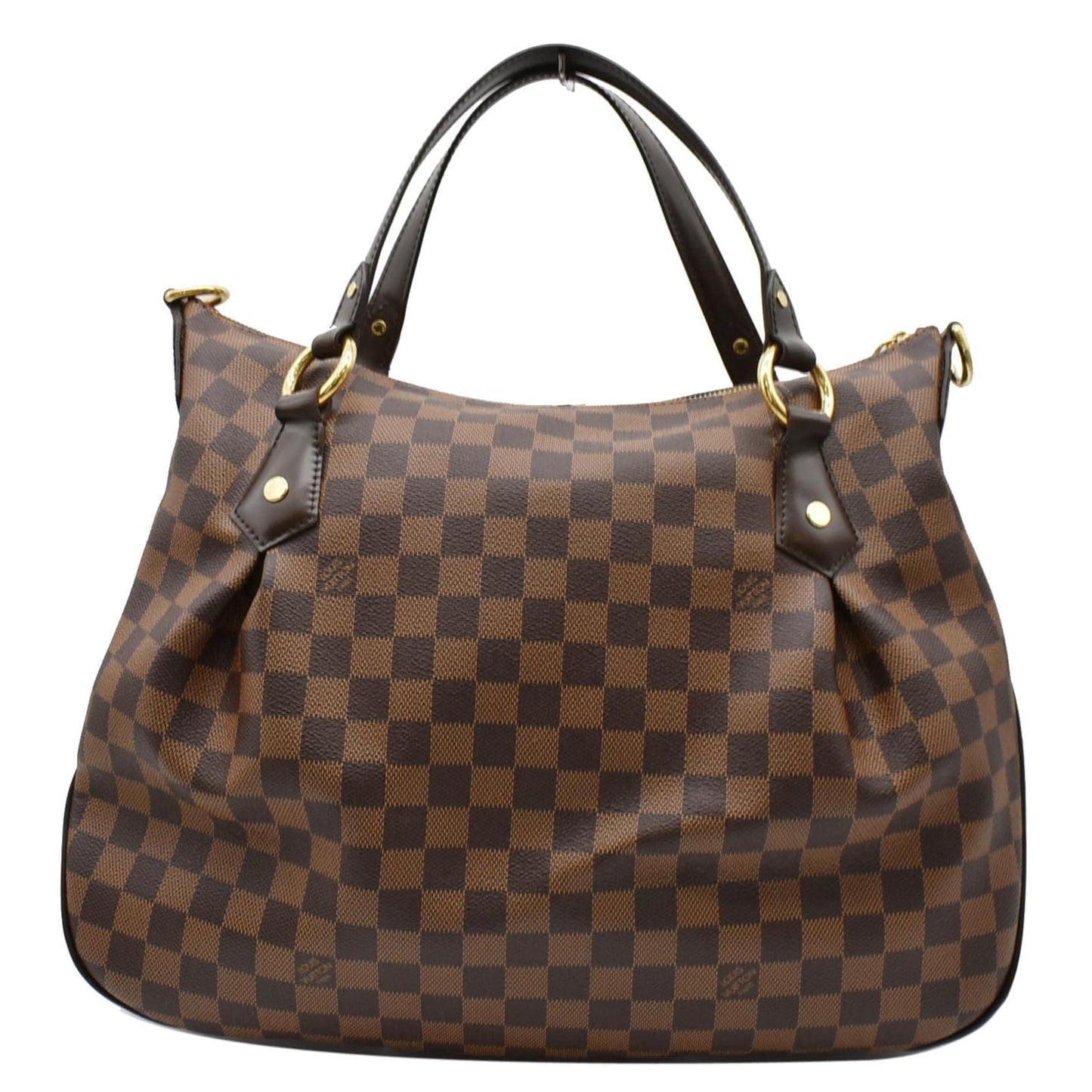LOUIS VUITTON Evora MM Damier Ebene Shoulder Bag Brown