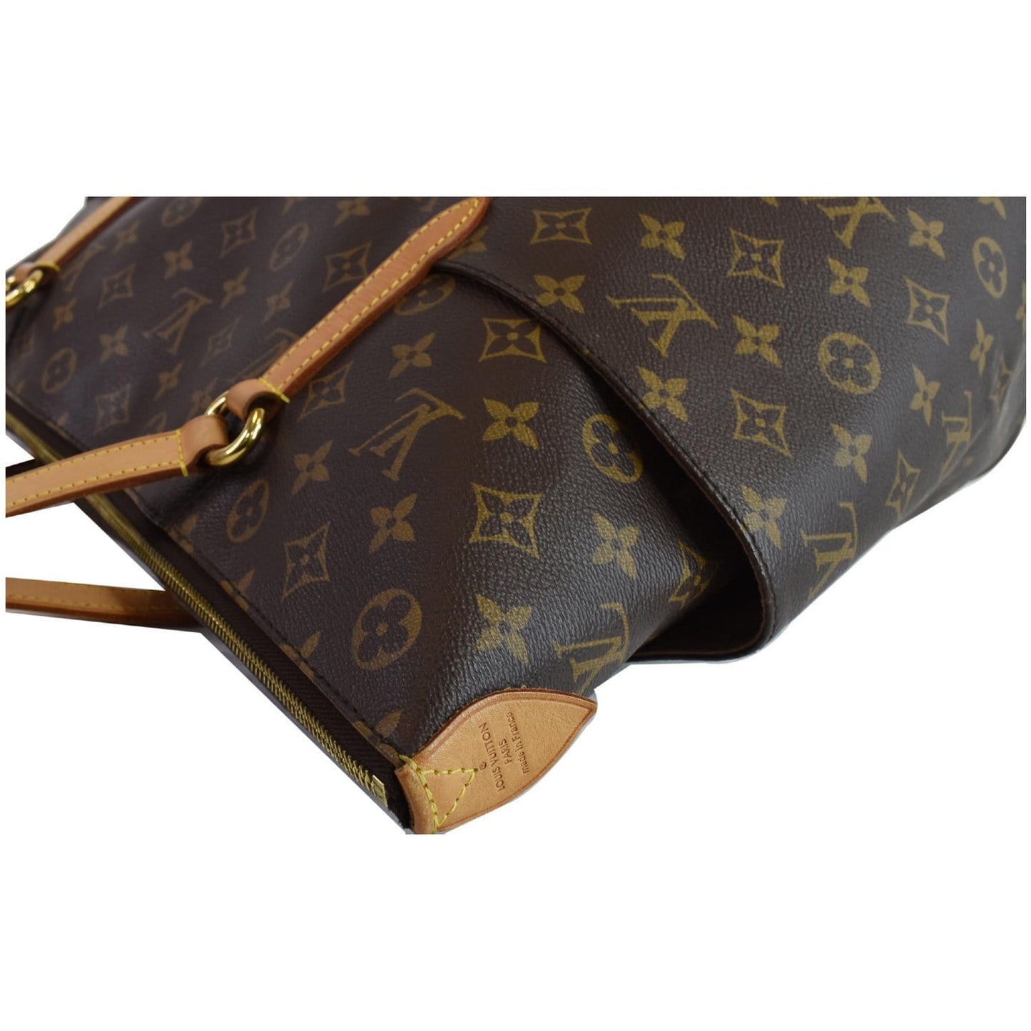 LOUIS VUITTON Totally GM Monogram Canvas Tote Shoulder Bag Brown