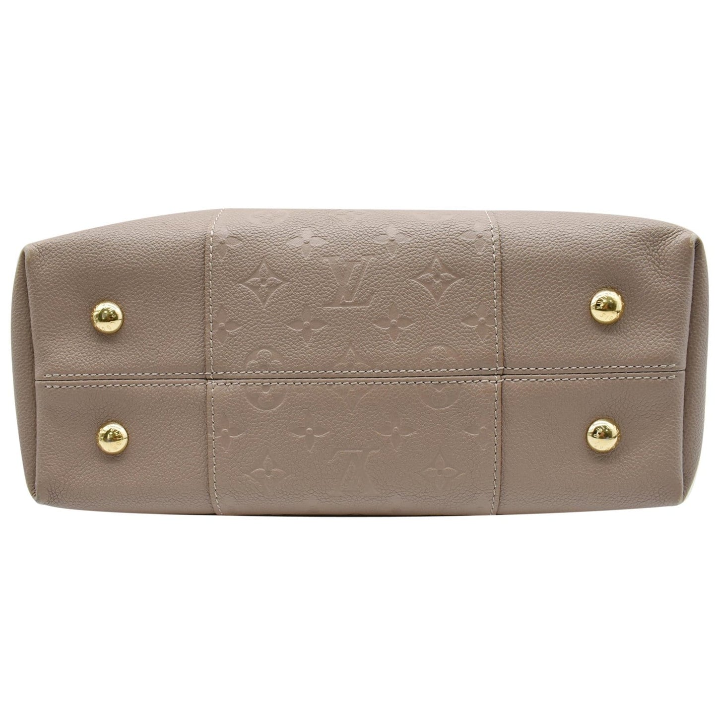 LOUIS VUITTON Melie Empreinte Leather Hobo Bag Taupe Glace