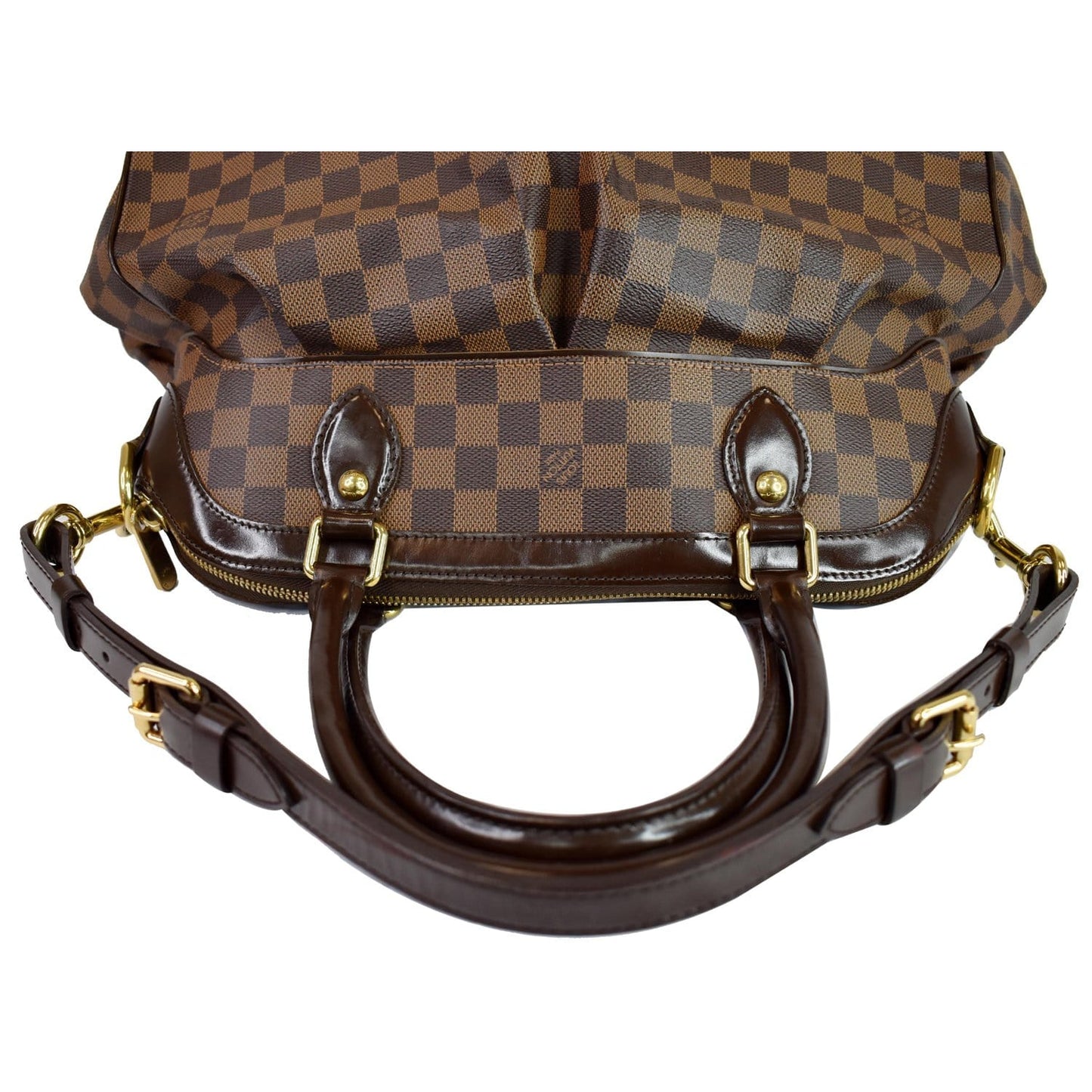 LOUIS VUITTON Trevi GM Damier Ebene 2way Shoulder Bag Brown
