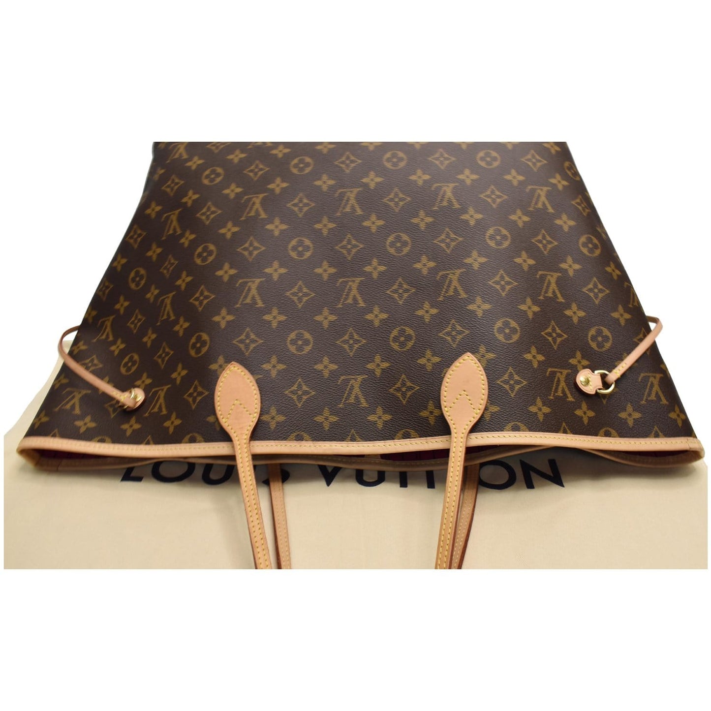 LOUIS VUITTON Neverfull GM Monogram Canvas Shoulder Bag Brown