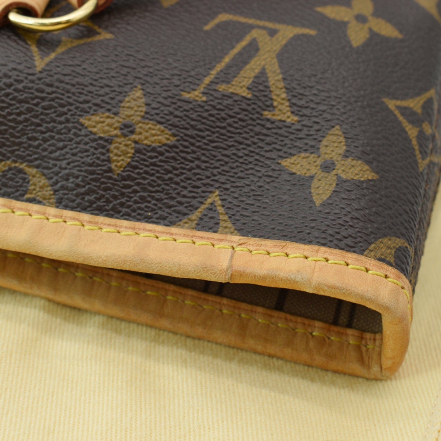LOUIS VUITTON Neverfull GM Monogram Canvas Tote Bag Brown