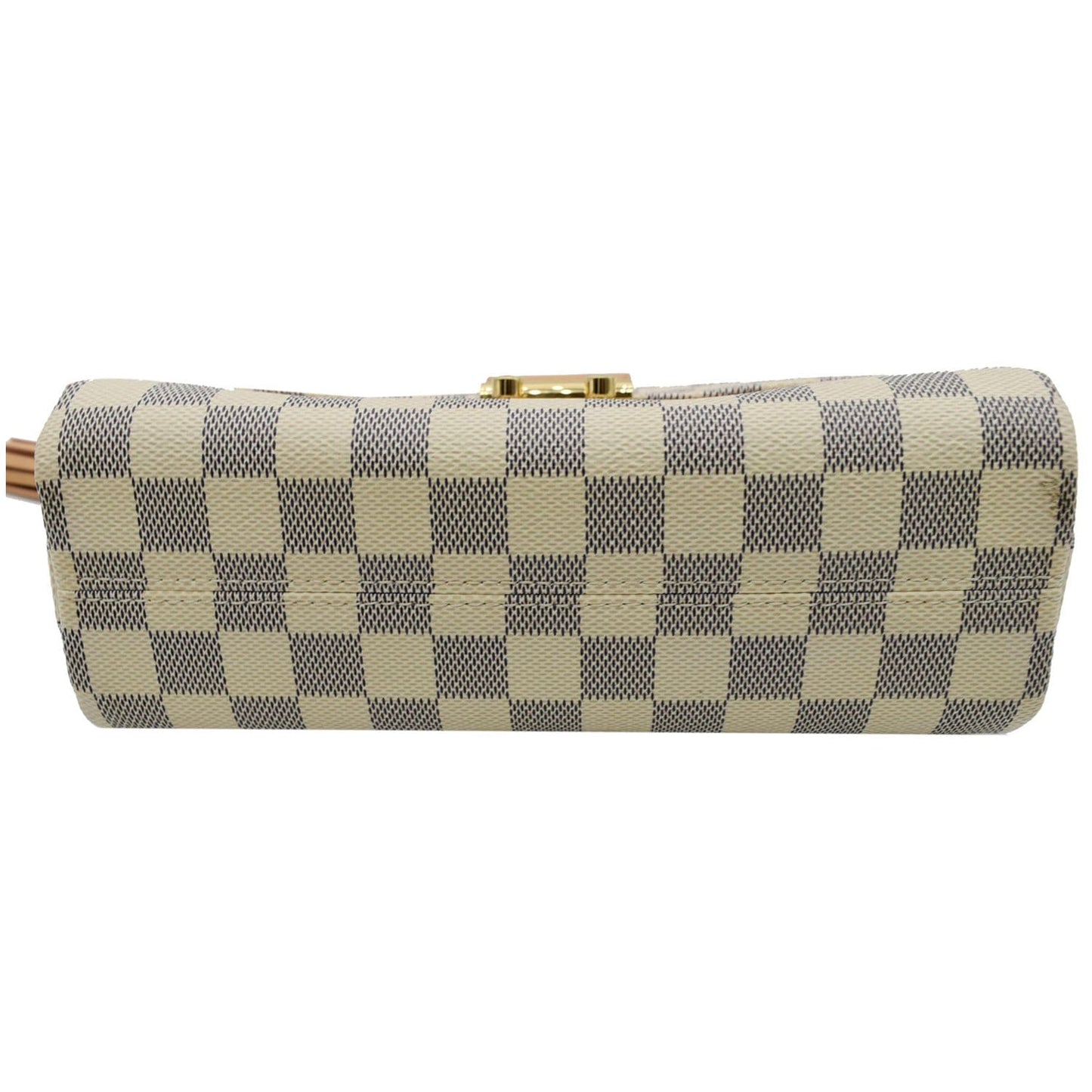 LOUIS VUITTON Croisette Damier Azur Shoulder Crossbody Bag White
