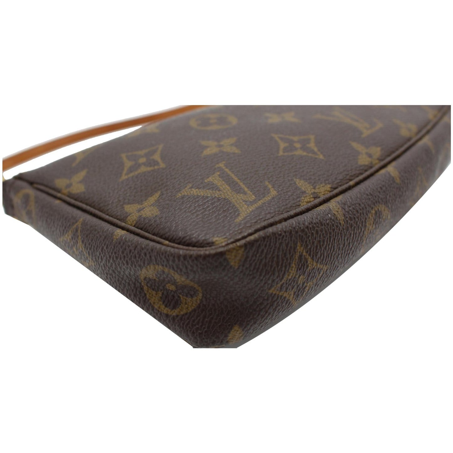 LOUIS VUITTON Pochette Accessoires Monogram Canvas Pouch  Brown