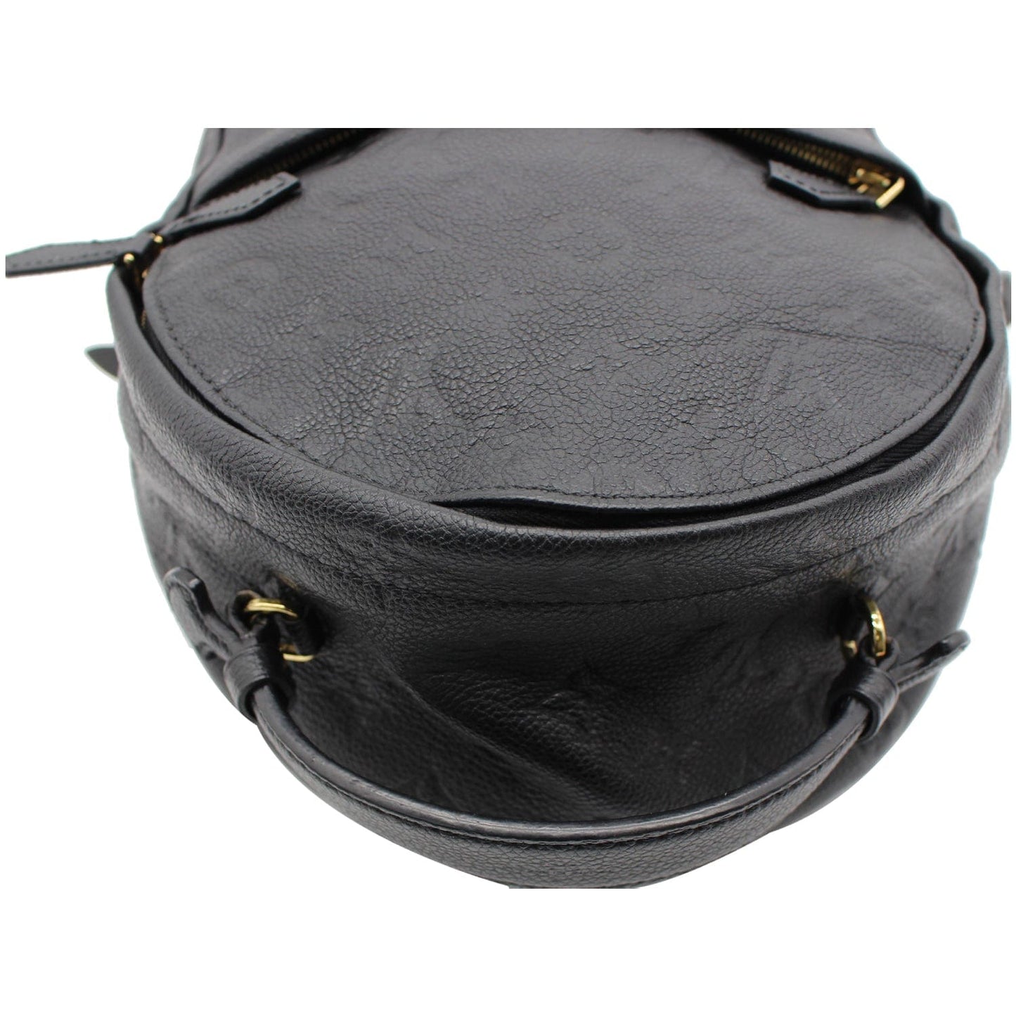 LOUIS VUITTON Sorbonne Monogram Empreinte Leather Backpack Black