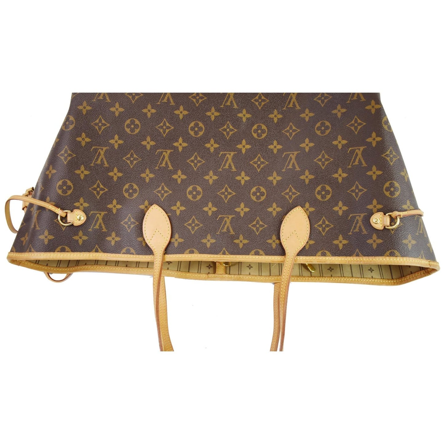 LOUIS VUITTON Neverfull GM Monogram Canvas Tote Shoulder Bag Brown