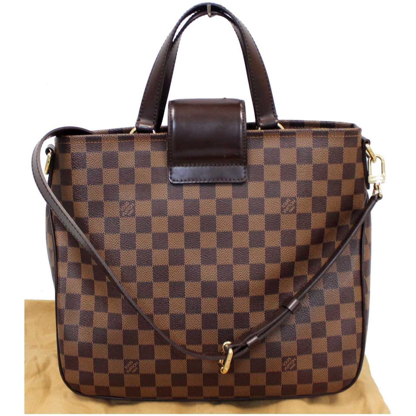 LOUIS VUITTON Cabas Rosebery Damier Ebene Shoulder Bag Brown - 25% OFF
