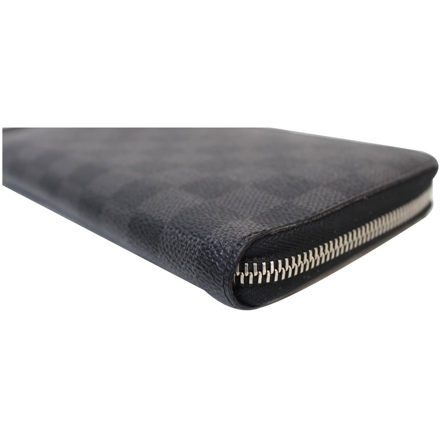 LOUIS VUITTON Zippy Organizer Damier Graphite Wallet Black