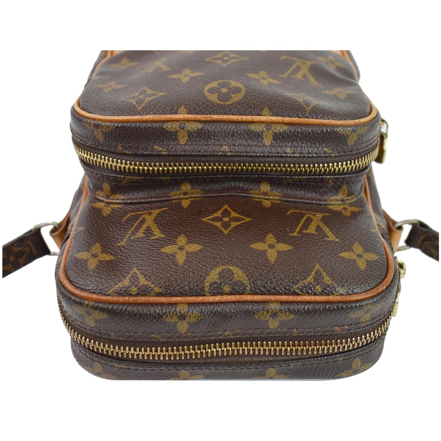 LOUIS VUITTON Amazone Monogram Canvas Shoulder Bag Brown