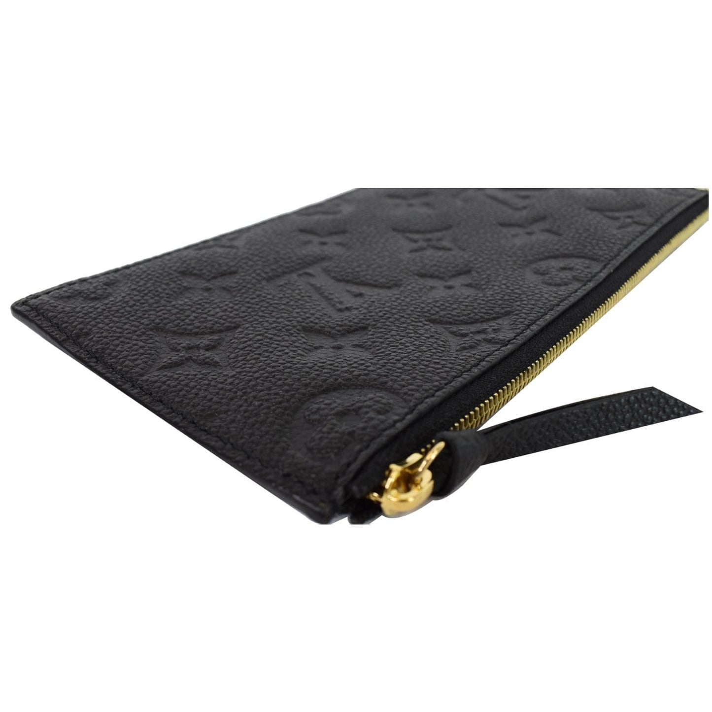 LOUIS VUITTON Felicie Empreinte Insert Zippy Wallet Black