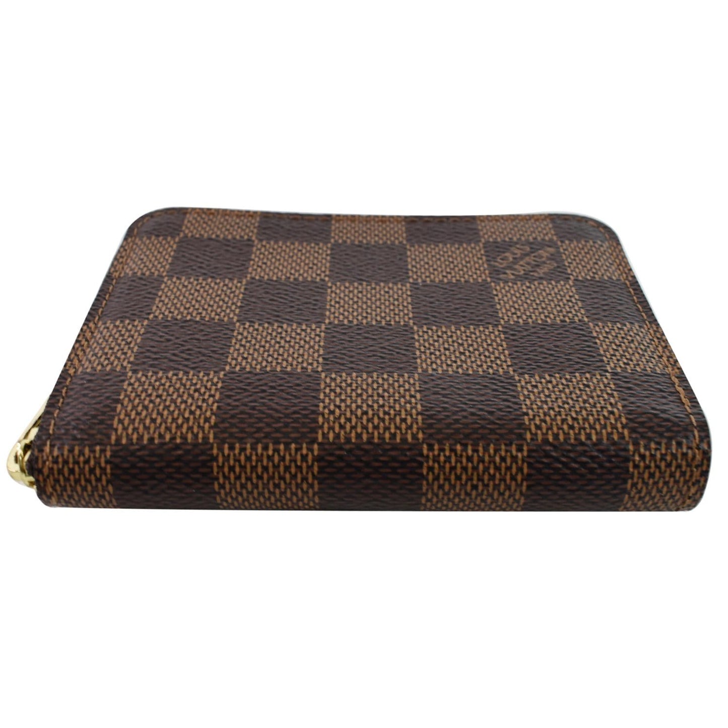 LOUIS VUITTON Damier Ebene Zippy Coin Purse Brown