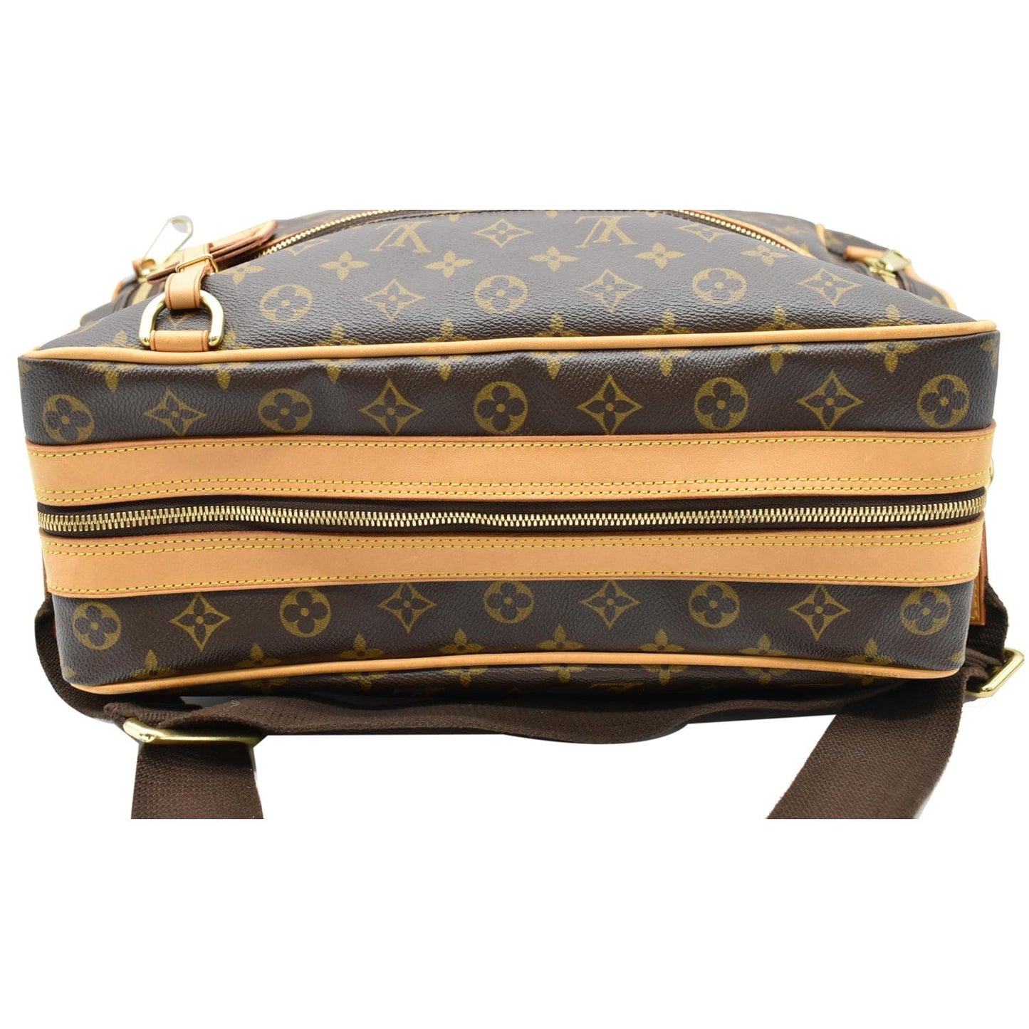 LOUIS VUITTON Sac Squash Monogram Canvas Shoulder Bag Brown