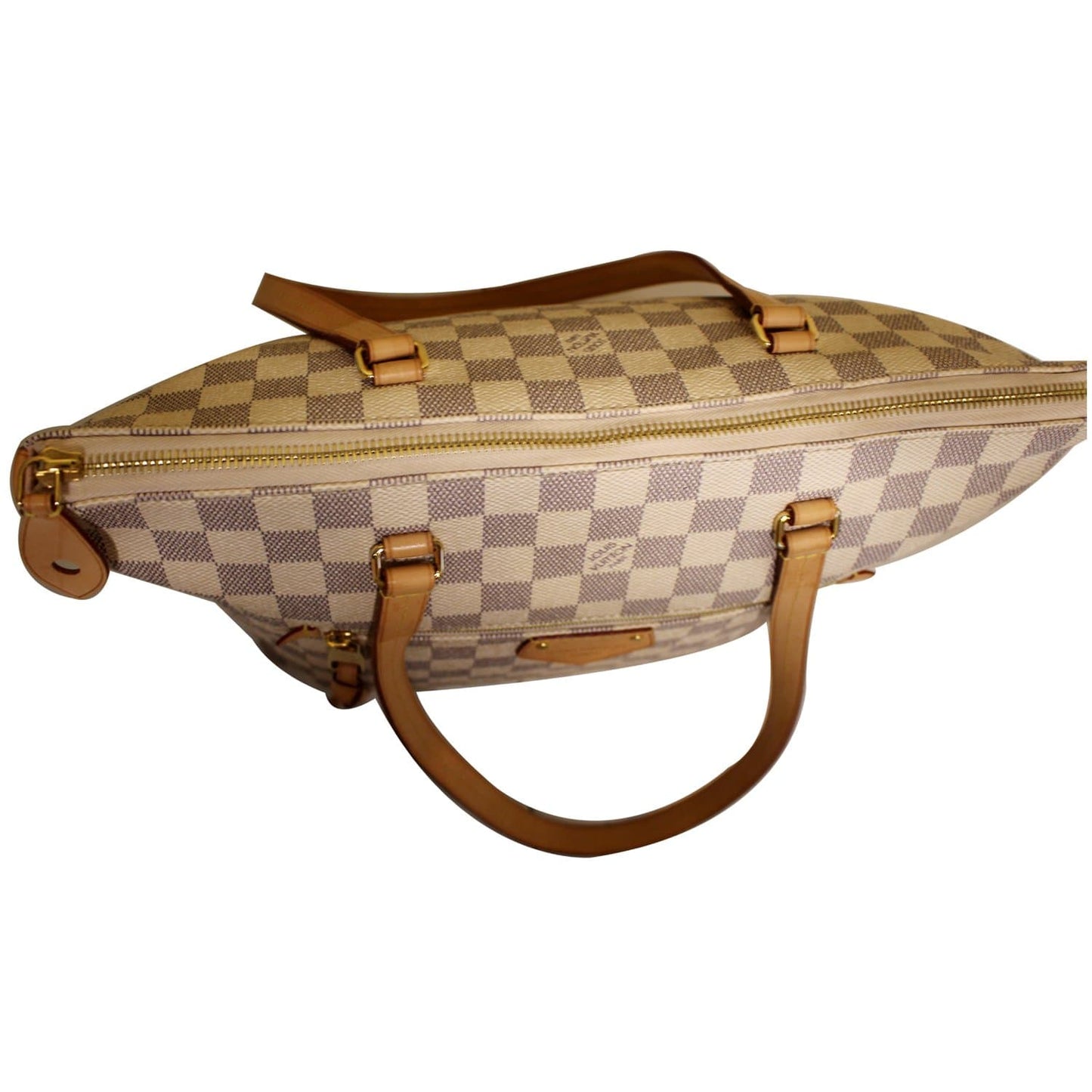 LOUIS VUITTON Iena PM Damier Azur Shoulder Bag White