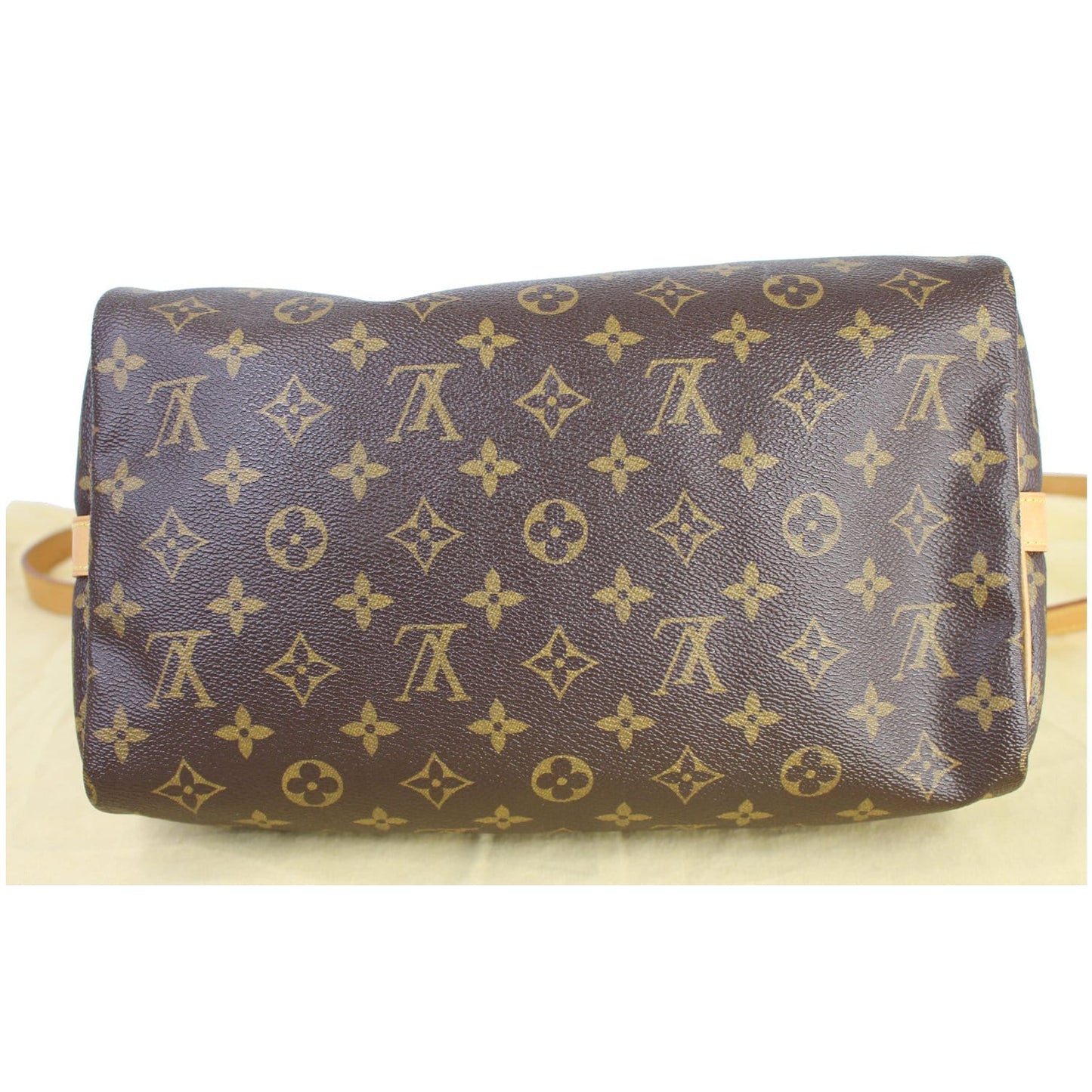 LOUIS VUITTON Speedy 30 Bandouliere Monogram Canvas Shoulder Bag Brown