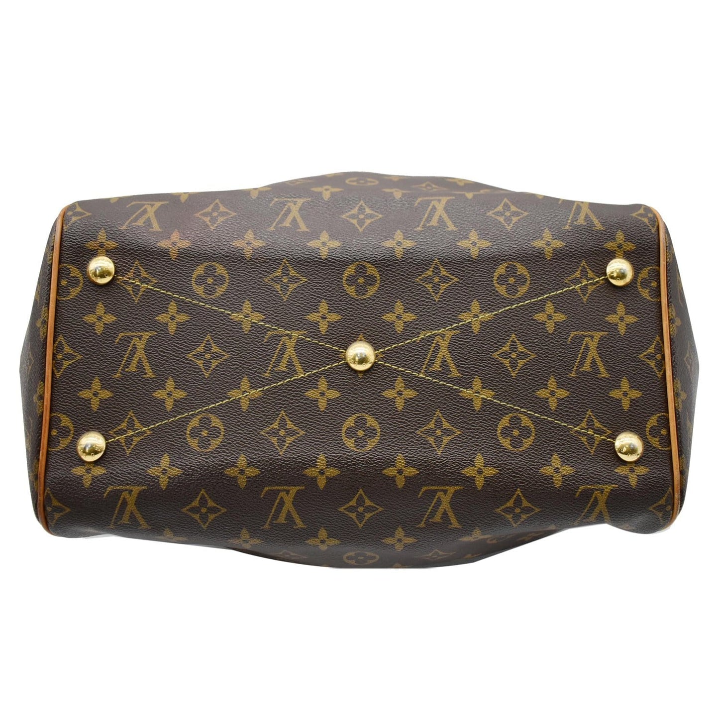 LOUIS VUITTON Tivoli GM Monogram Canvas Shoulder Bag Brown - 15% OFF
