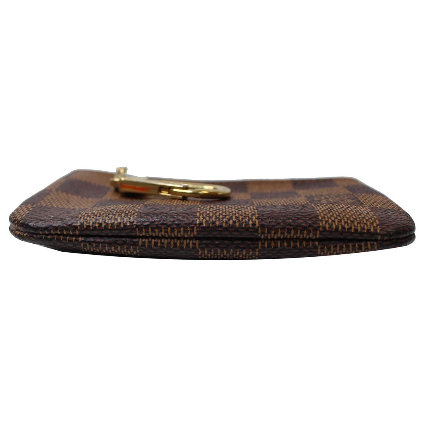 LOUIS VUITTON Key Coin Pouch Damier Ebene Brown