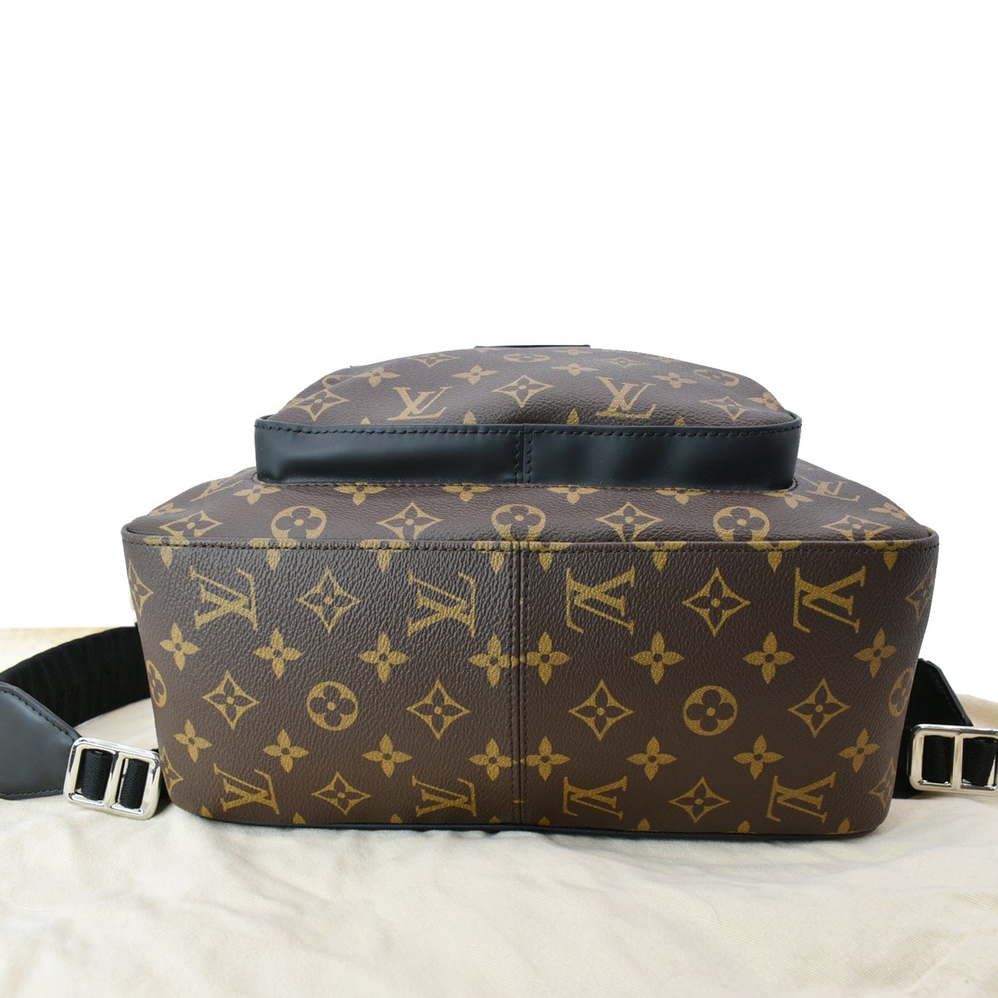 LOUIS VUITTON Josh Monogram Canvas Backpack Bag Brown
