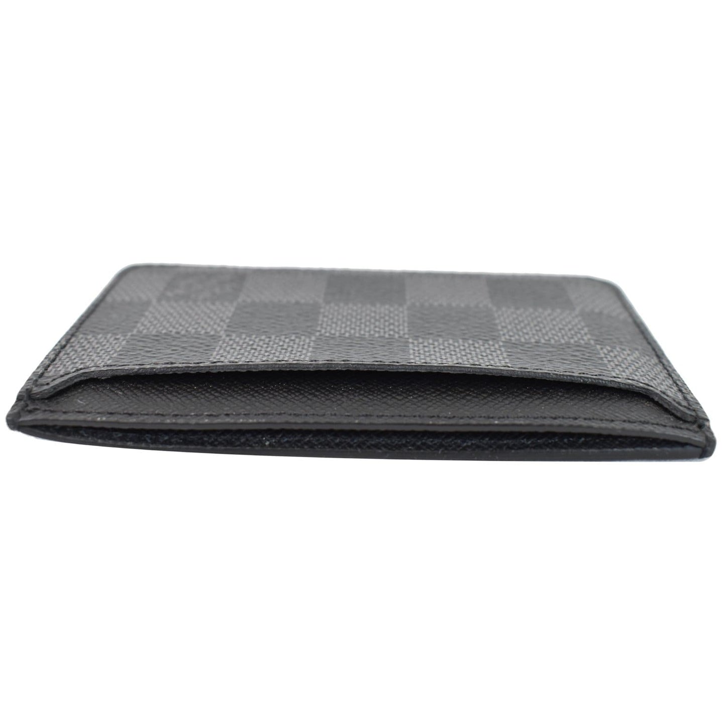 LOUIS VUITTON Neo Damier Graphite Card Holder Black