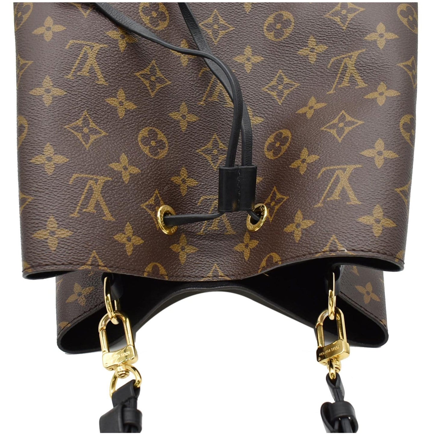 LOUIS VUITTON Neonoe Monogram Canvas Crossbody Bag Brown