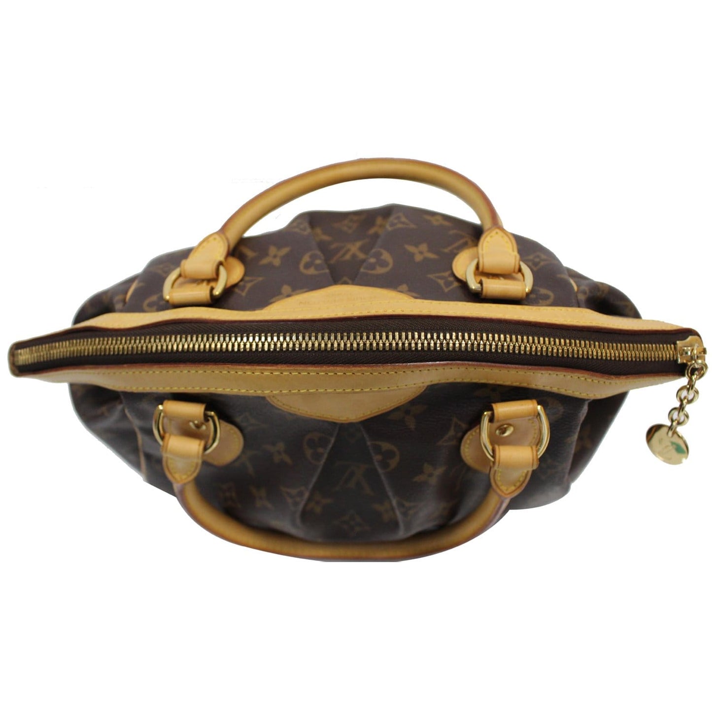 LOUIS VUITTON Tivoli PM Monogram Canvas Shoulder Bag Brown