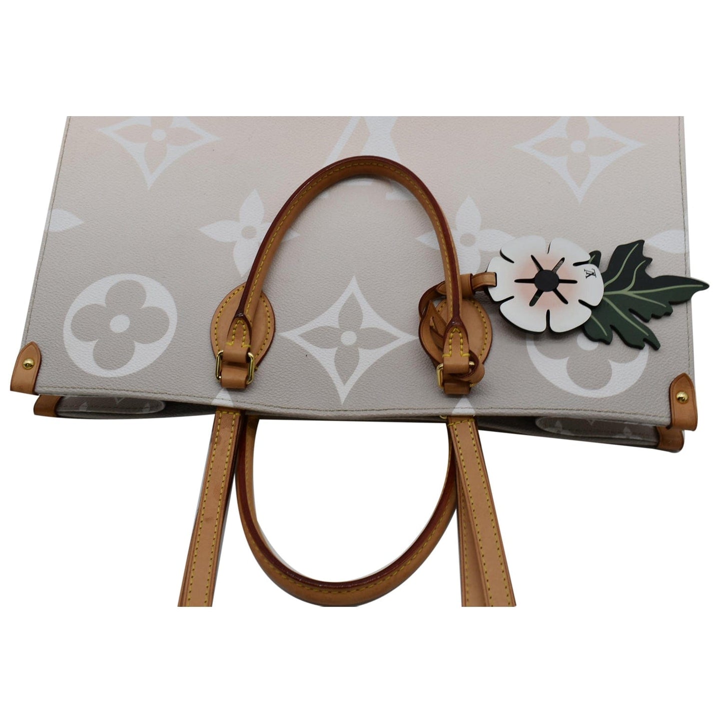 LOUIS VUITTON Pool Onthego GM Monogram Shoulder Bag Brume