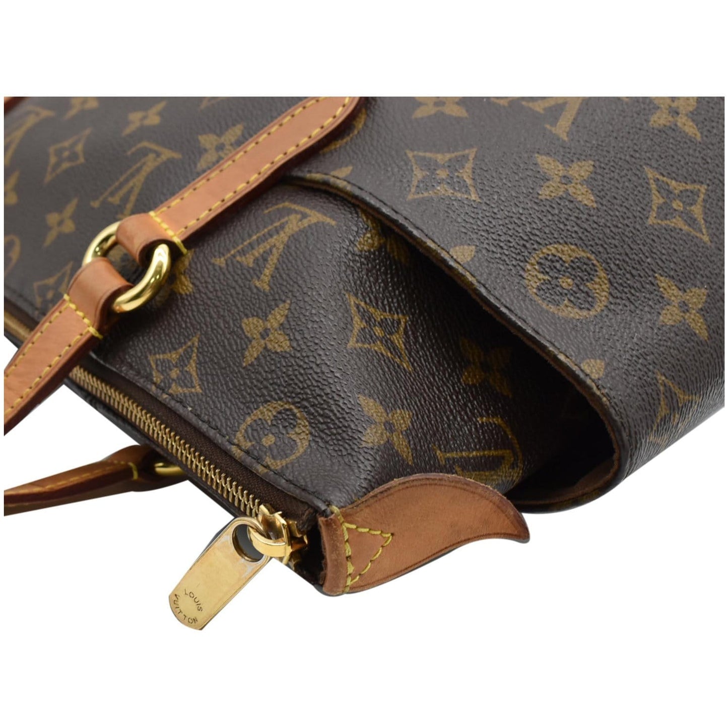 LOUIS VUITTON Totally PM Monogram Canvas Shoulder Bag Brown