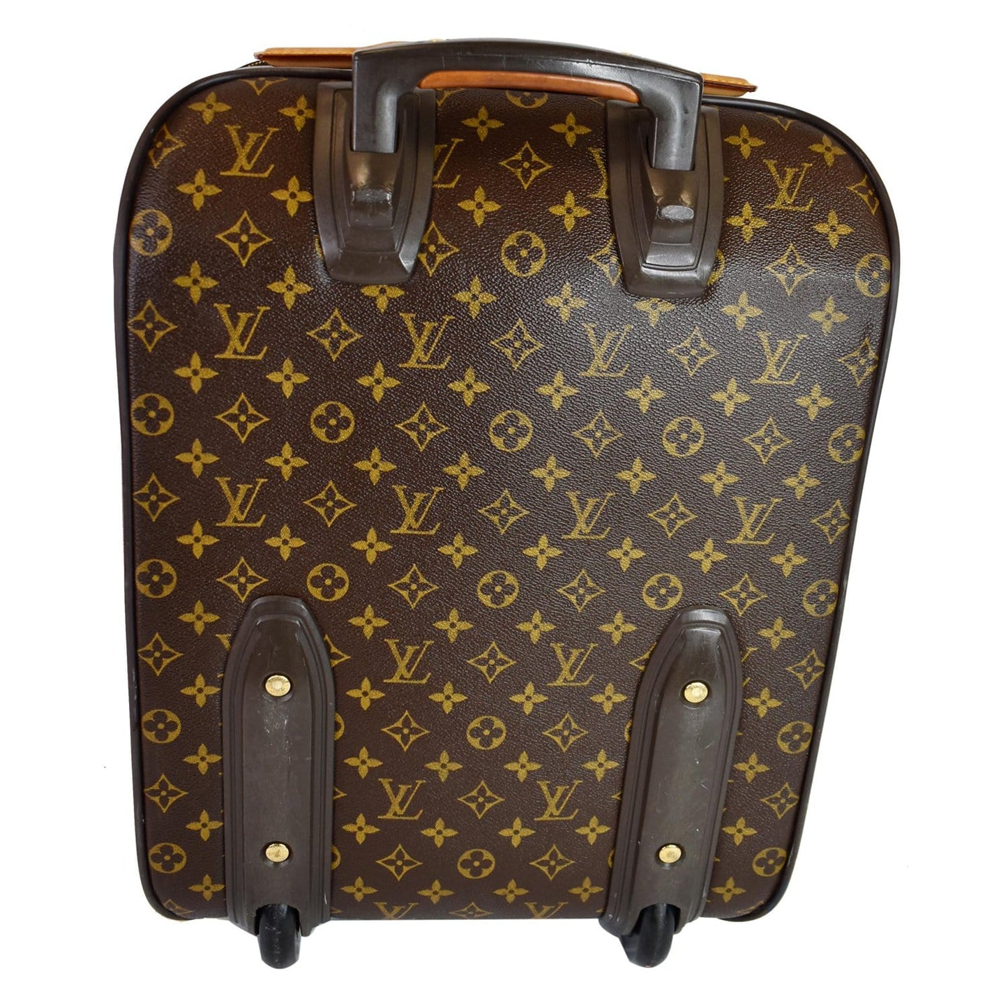 LOUIS VUITTON Pegase 45 Monogram Canvas Suitcase Travel Bag Brown