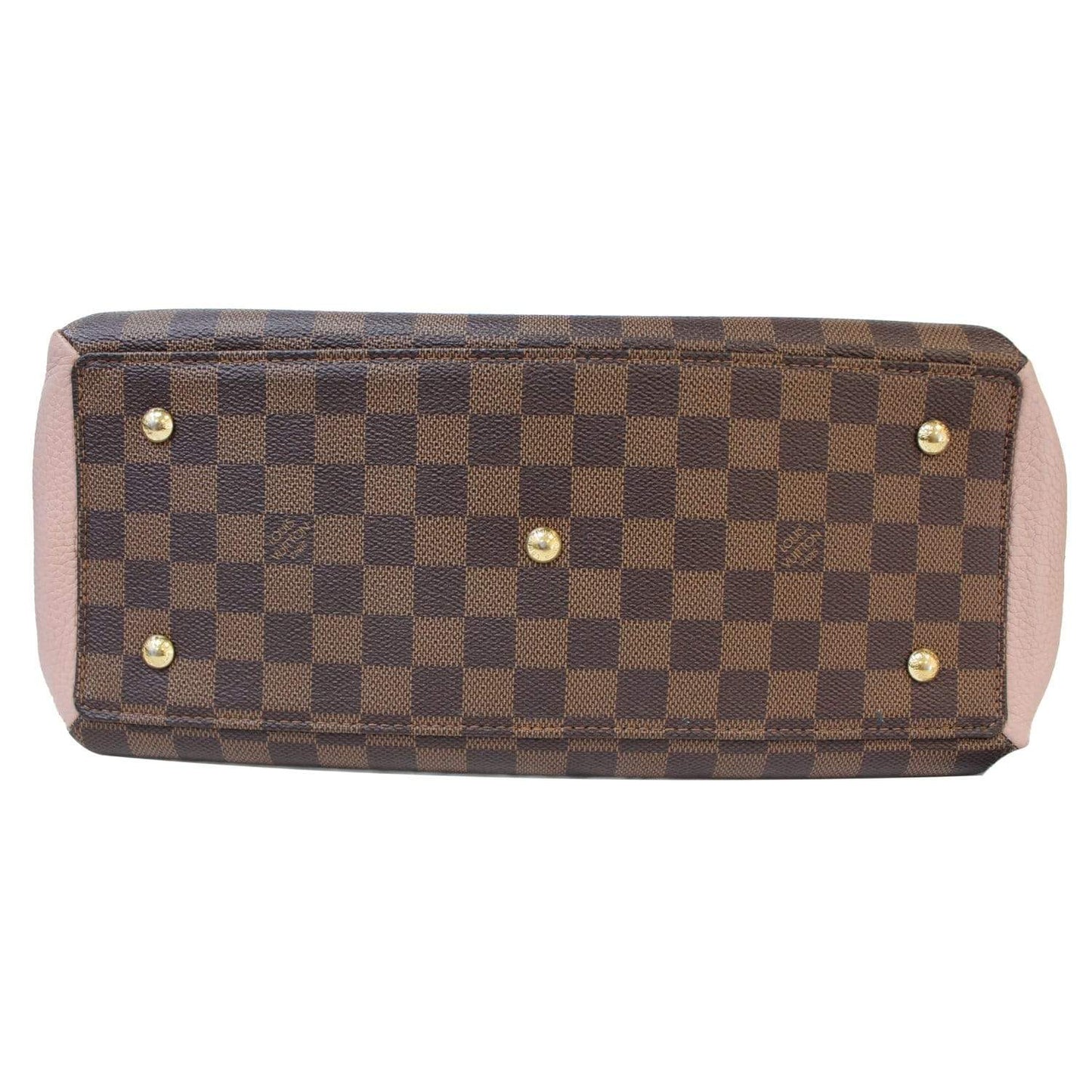 LOUIS VUITTON Normandy Damier Ebene Shoulder Bag Brown