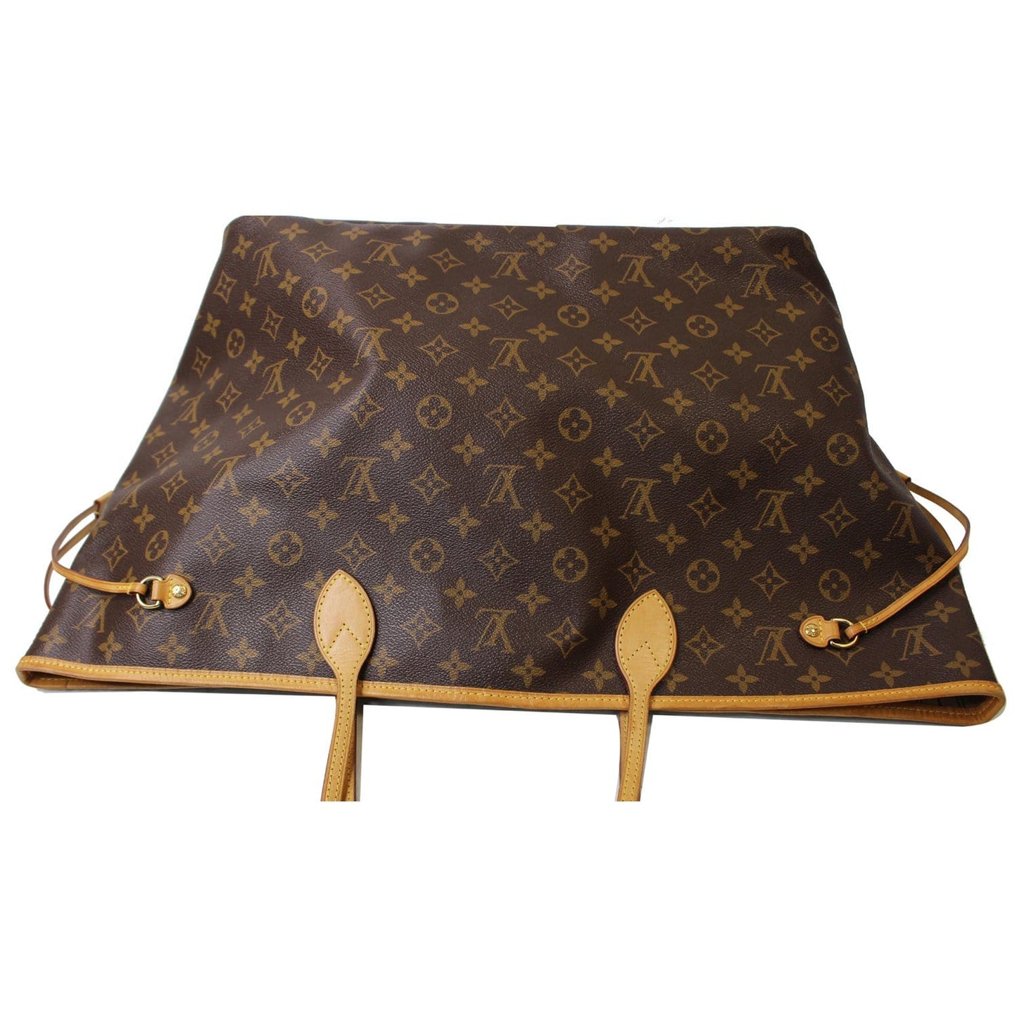 LOUIS VUITTON Neverfull GM Monogram Canvas Tote Shoulder Bag Brown