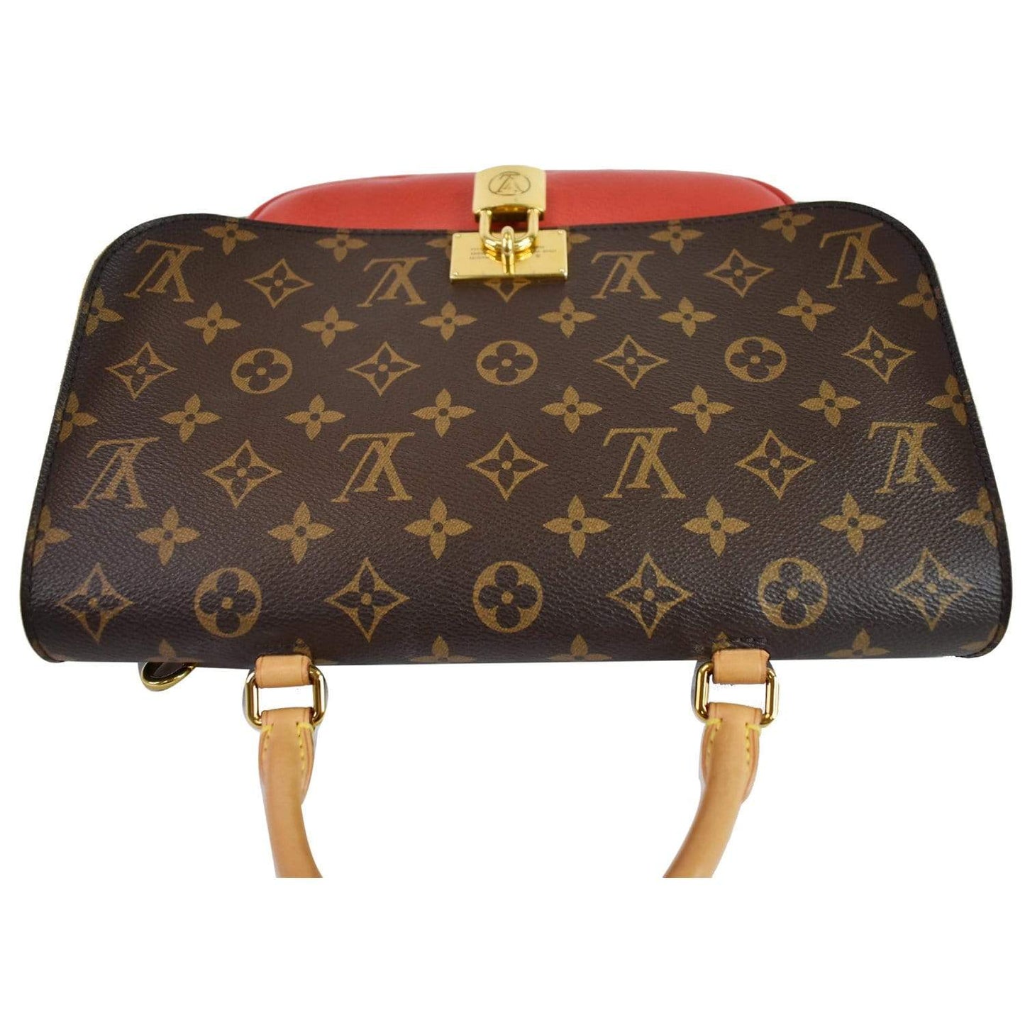 LOUIS VUITTON Marignan Monogram Canvas Shoulder Bag Coquelicot - Final Sale