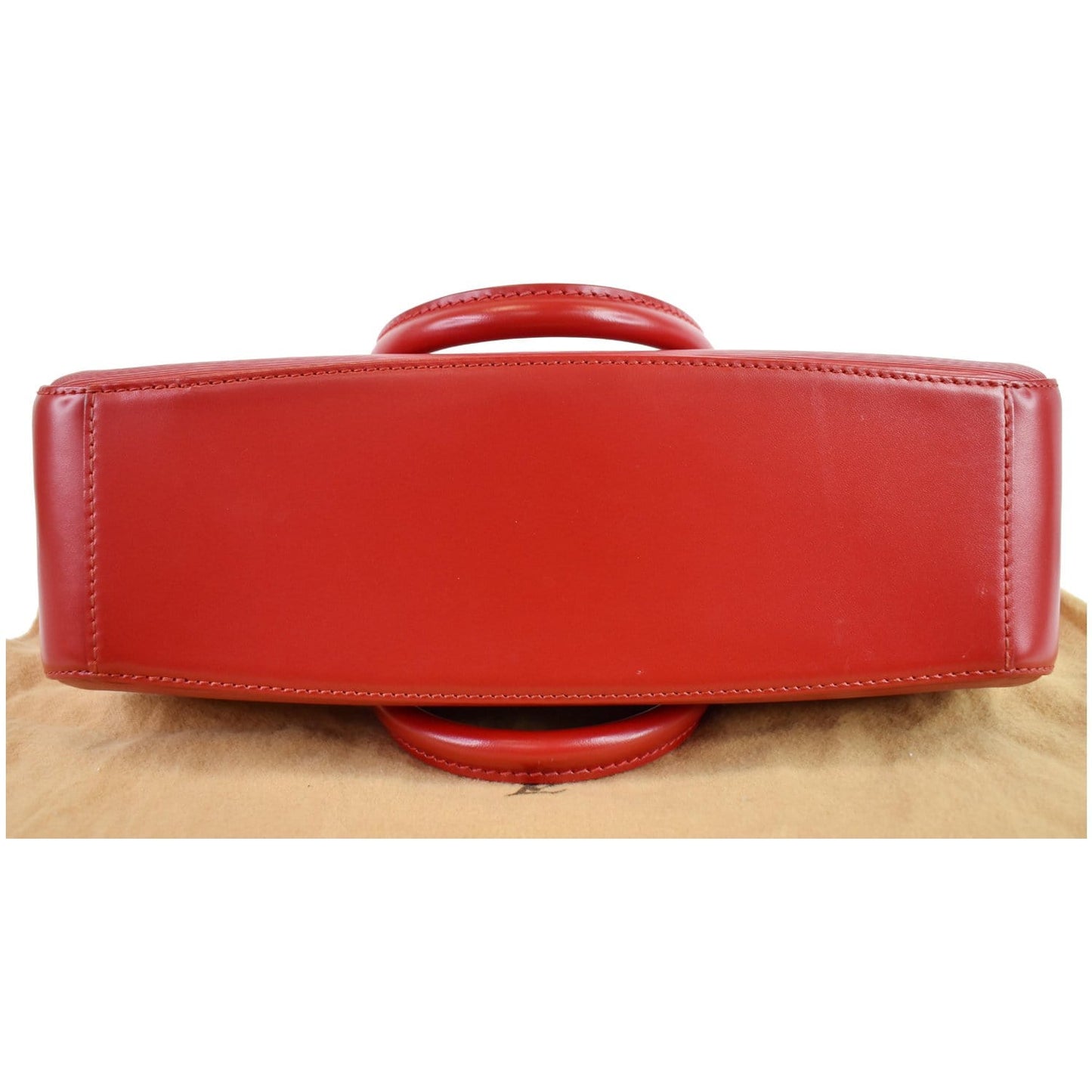 LOUIS VUITTON Jasmine Epi Leather Satchel Bag Red - Final Sale