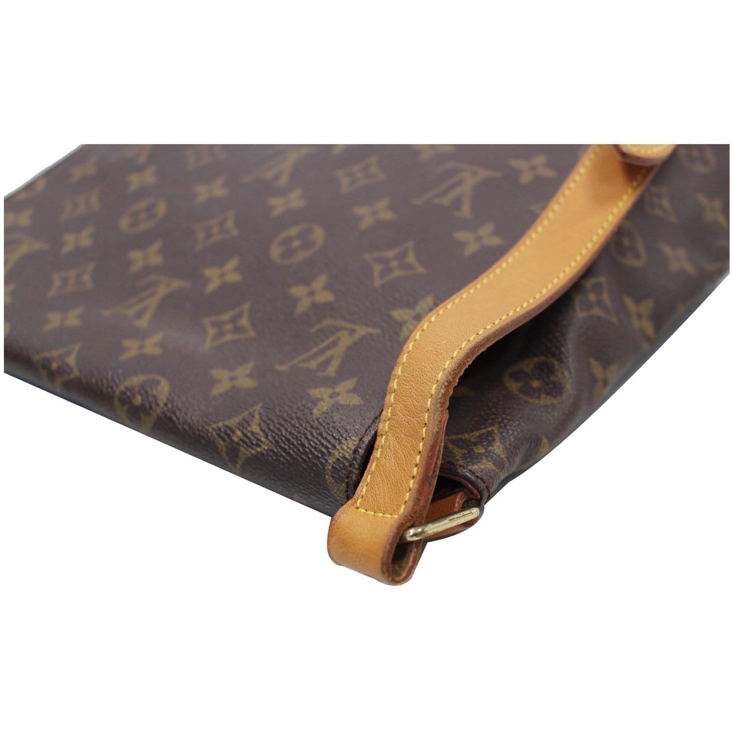 LOUIS VUITTON Musette Salsa GM Monogram Canvas Crossbody Bag Brown