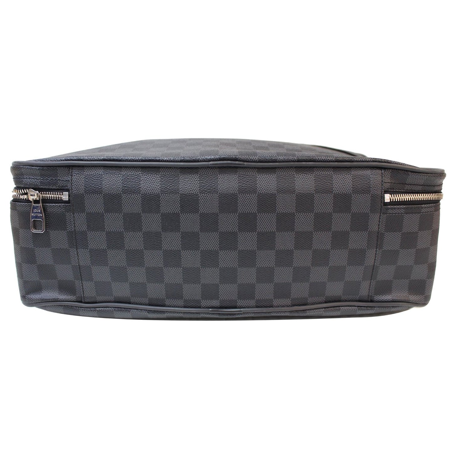 LOUIS VUITTON Overnight Damier Graphite Business Travel Bag Black