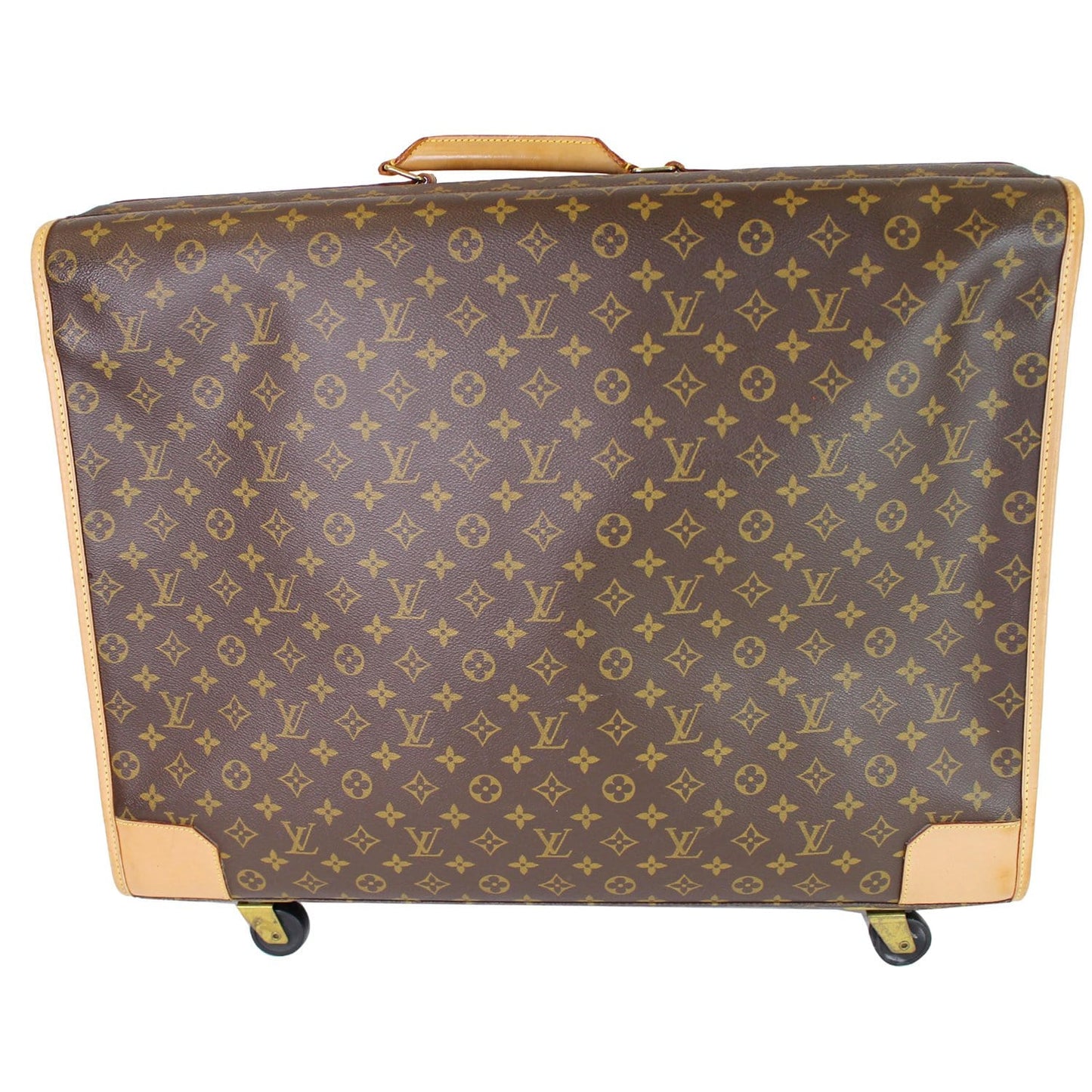 LOUIS VUITTON Pullman Monogram Canvas Softside Suitcase Brown