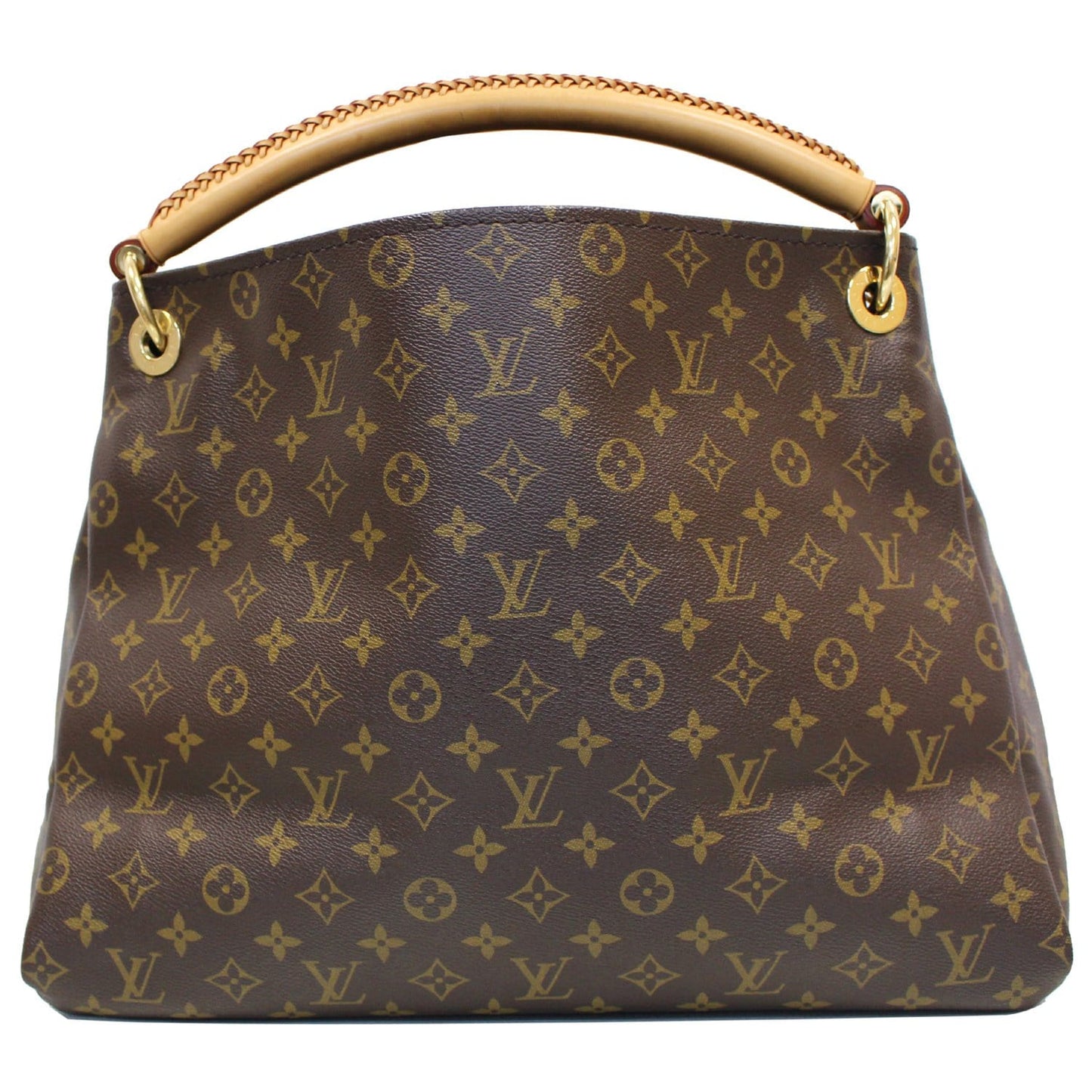 LOUIS VUITTON Artsy MM Monogram Canvas Shoulder Bag Brown