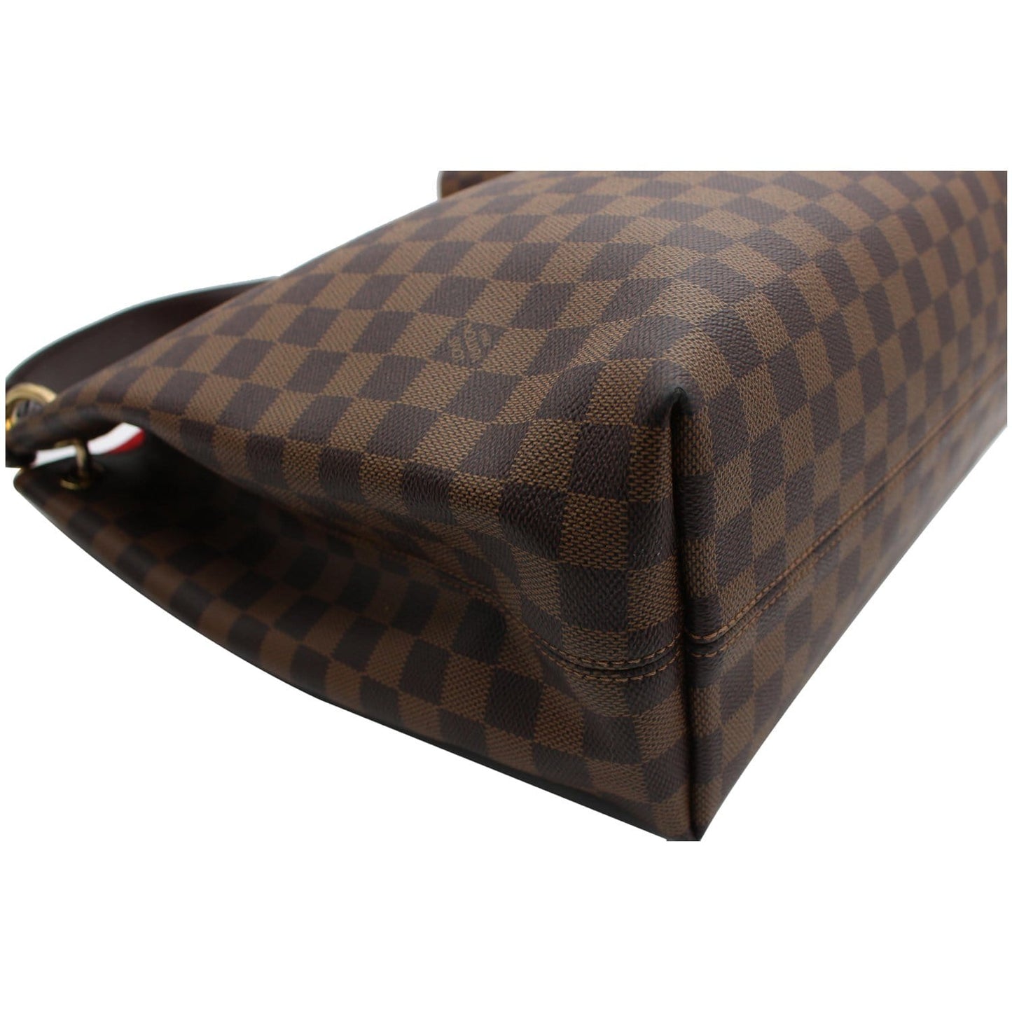 LOUIS VUITTON Graceful MM Damier Ebene Shoulder Bag Brown